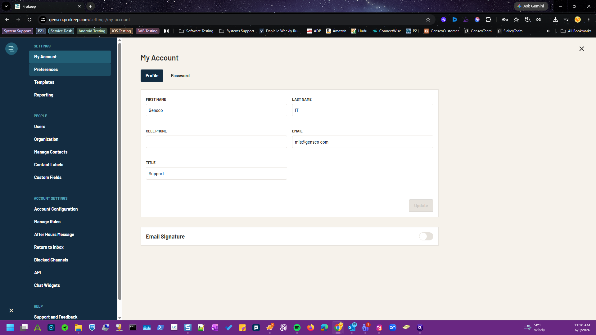 Step #2: Click on the Preferences tab.