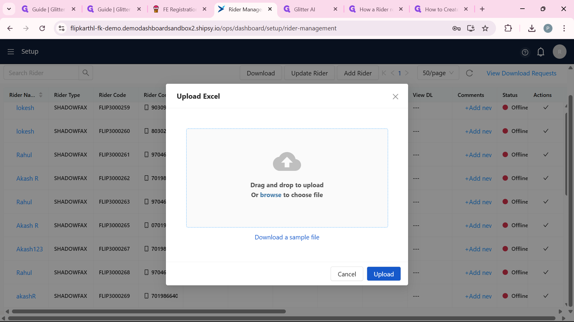Step #22: Click on "Or browse to choose file"