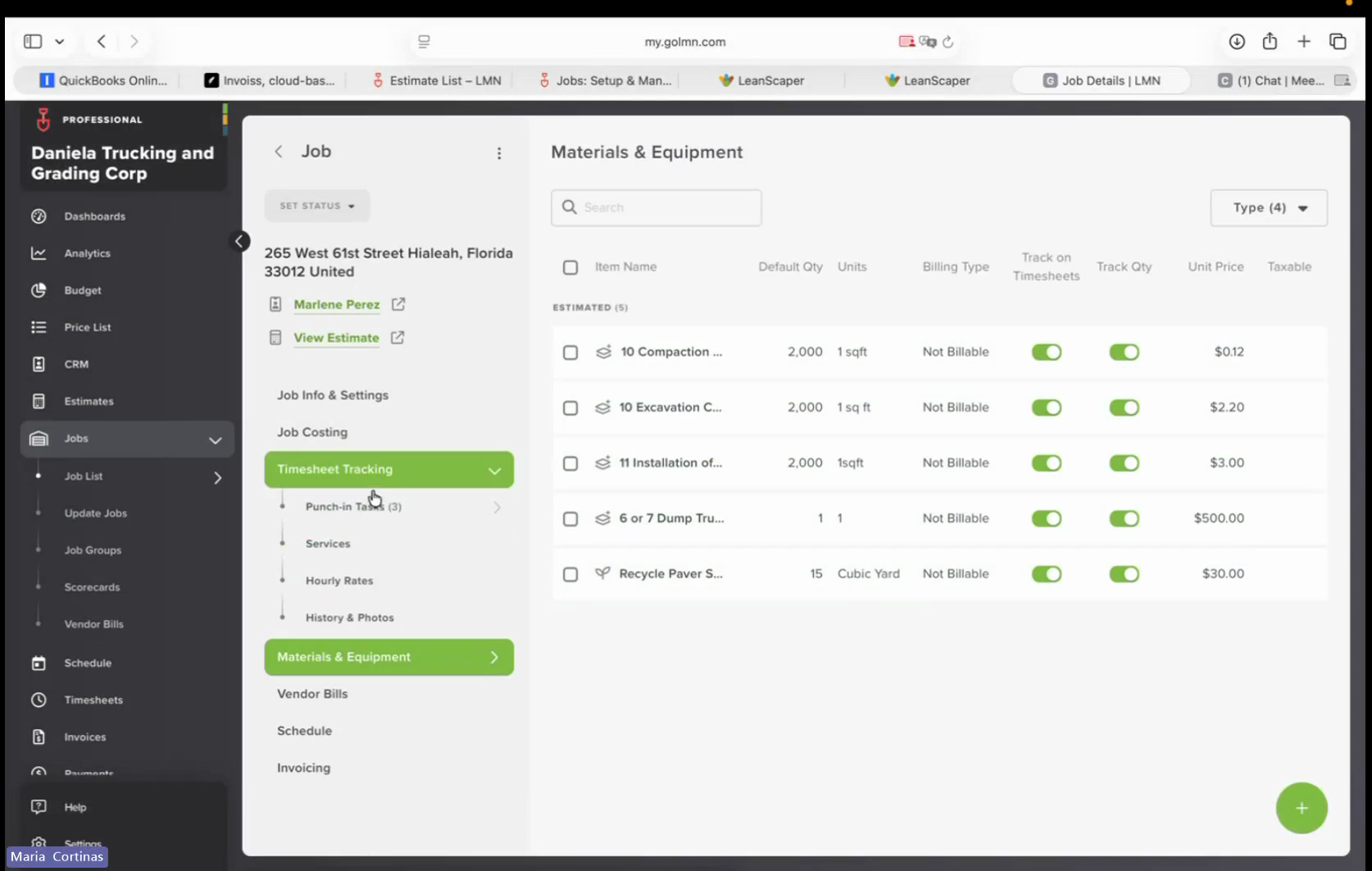 Step #9: Click Timesheet Tracking in the navigation menu.