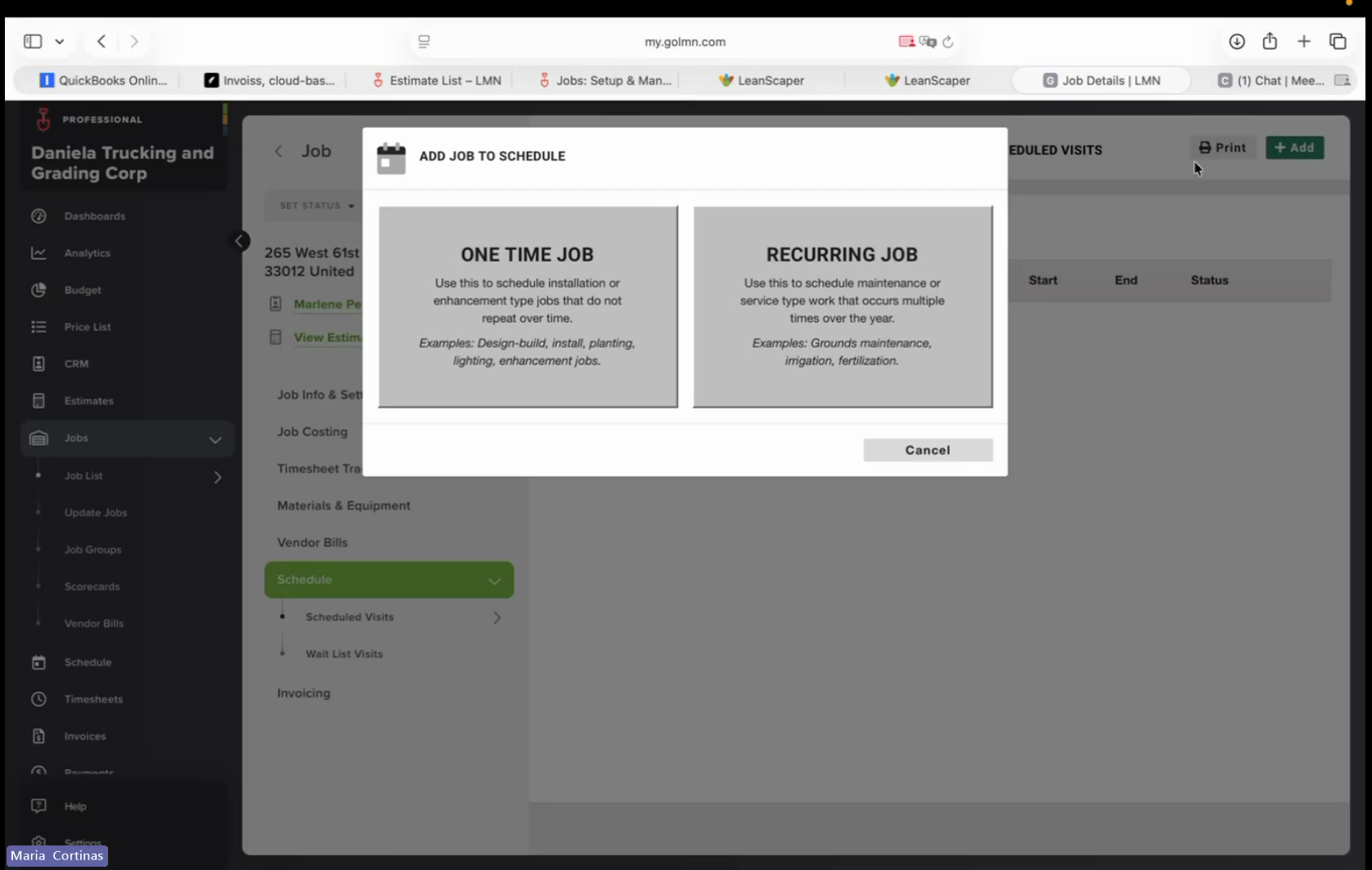 Step #14: Select One Time Job from the scheduling options.