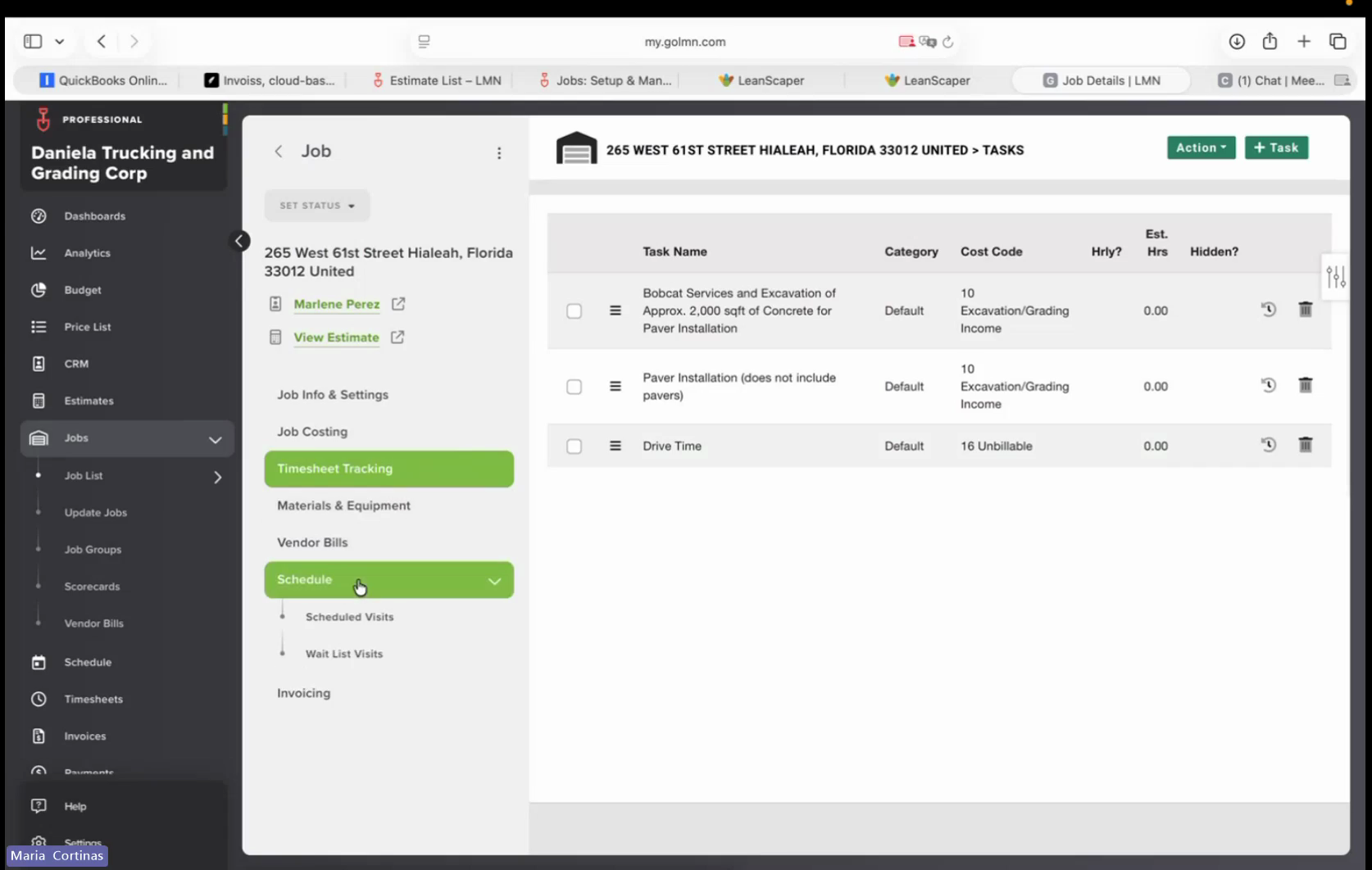 Step #11: Click Schedule in the left-hand navigation pane.