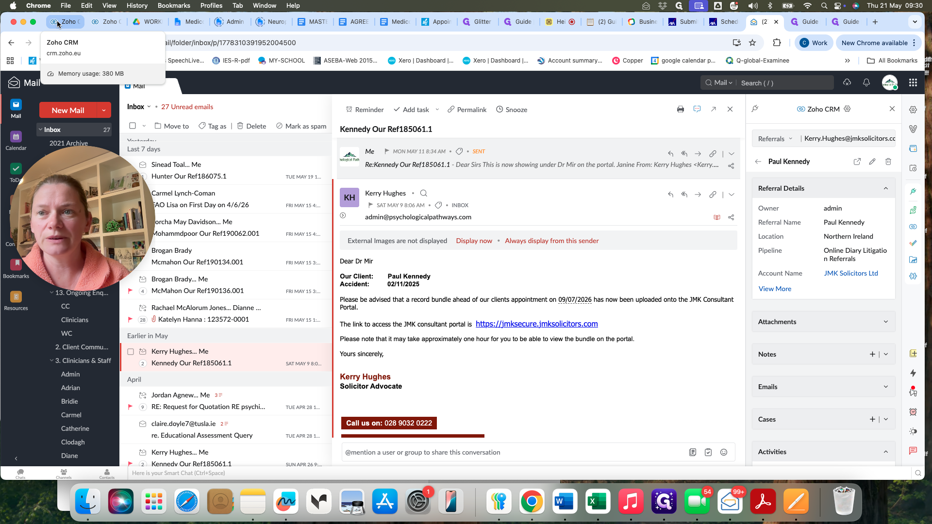 Step #7: Open your Zoho CRM browser tab.