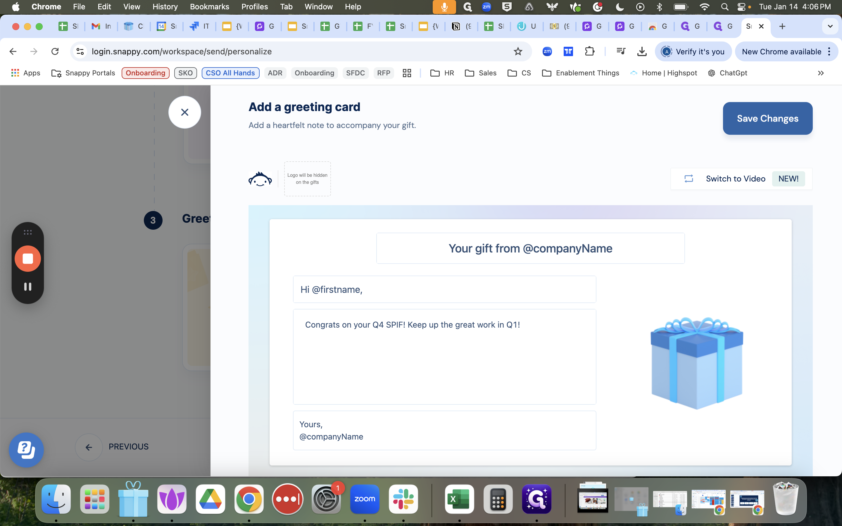 Step #14: Click on "Save Changes"