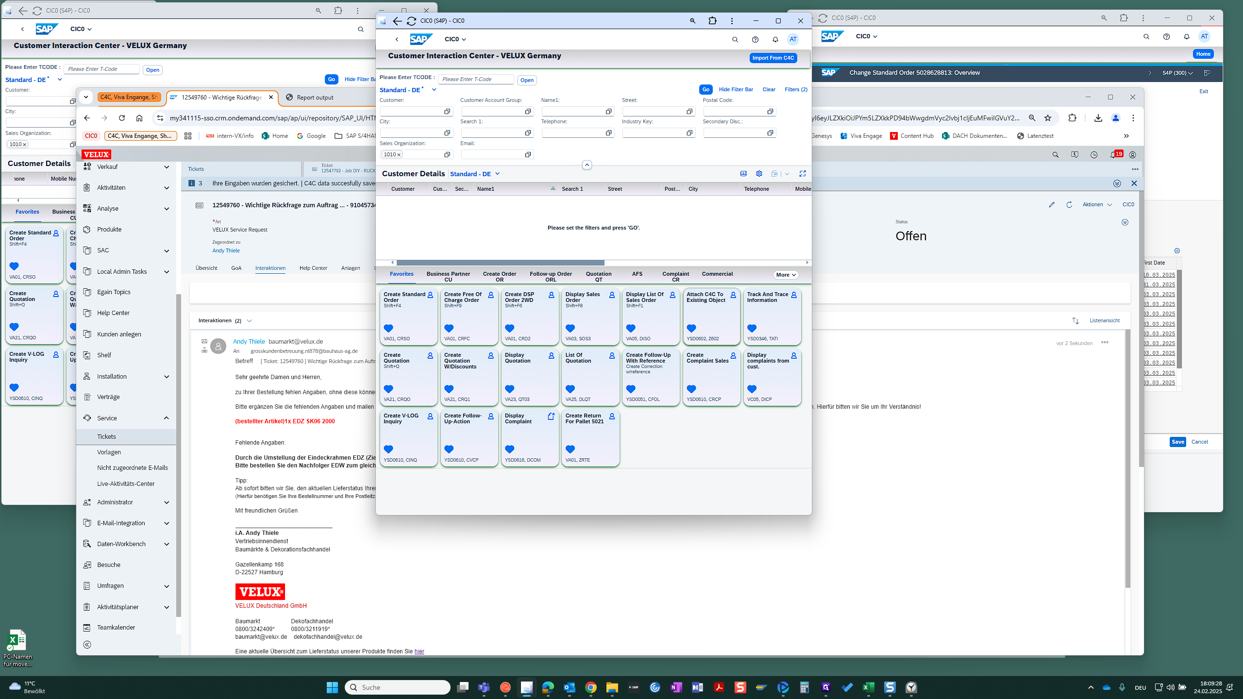 Step #39: Klicken Sie hier: YSD0602 (Attach C4C To Existing Object".