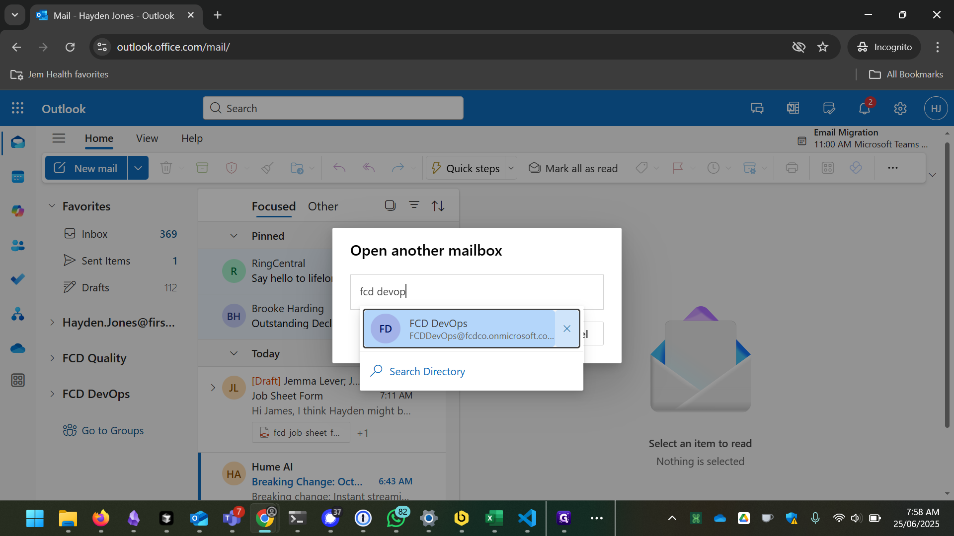 Step #5: Click on "FCD DevOps"