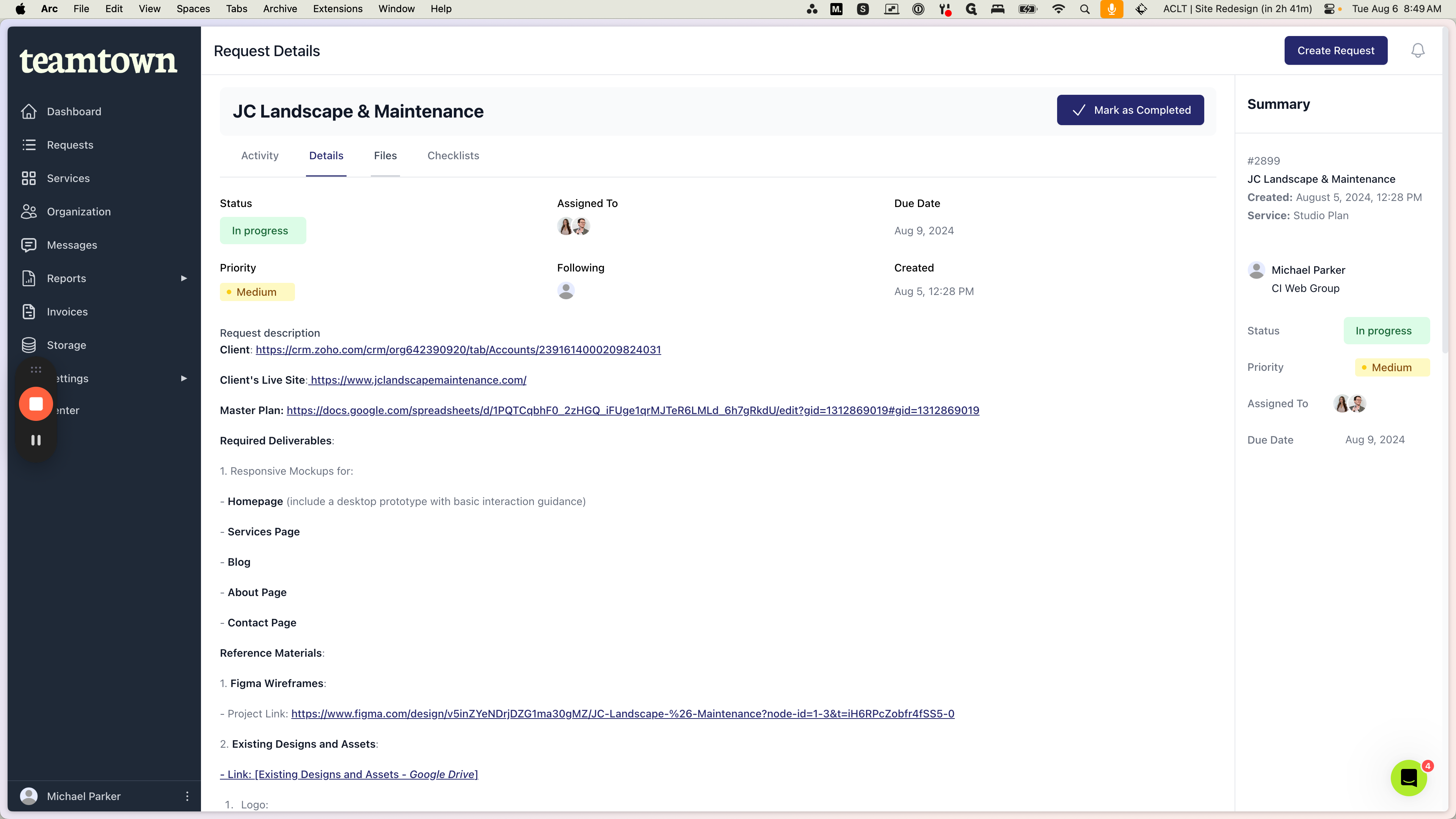 Step #8: Click on "Files"