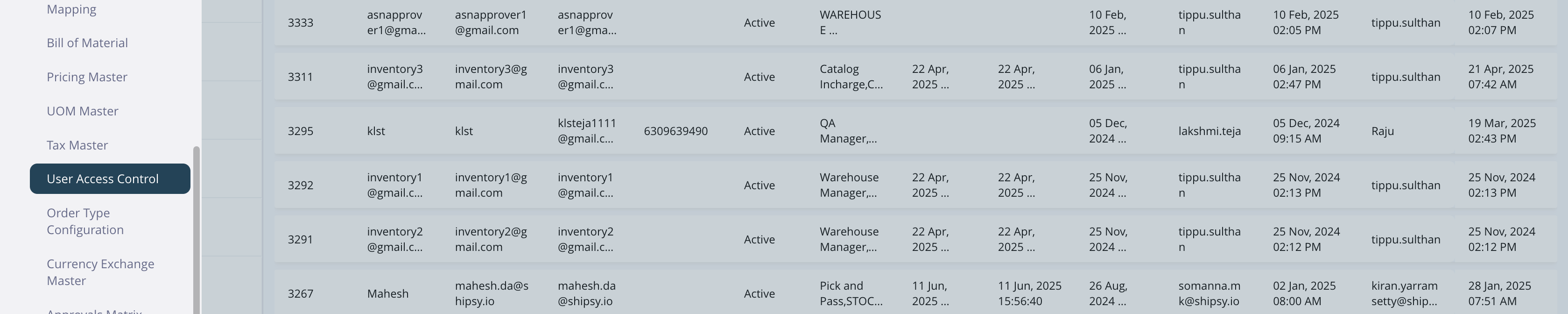 Step #2: Select "User Access Control"