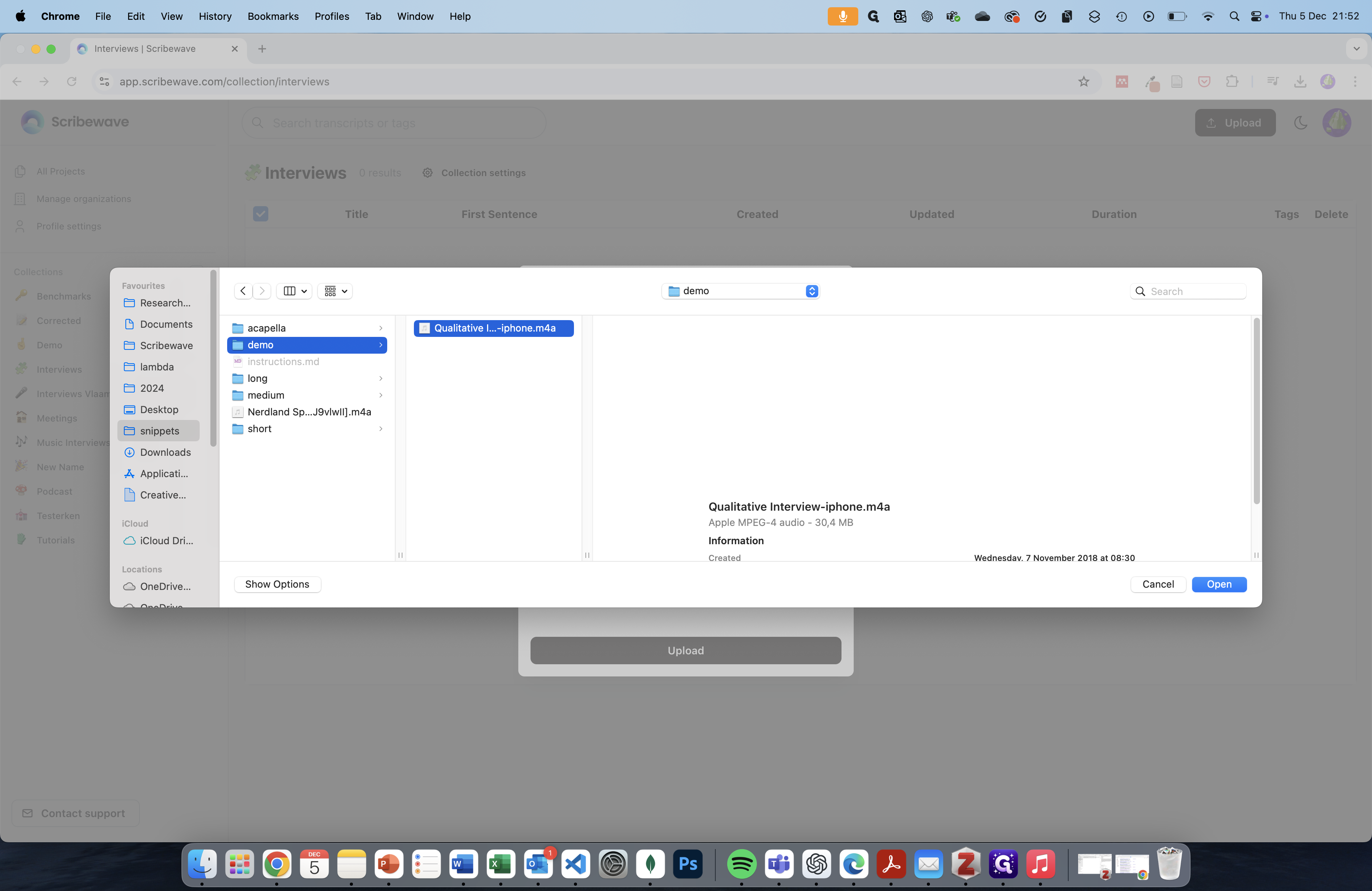 Step #4: Select your file