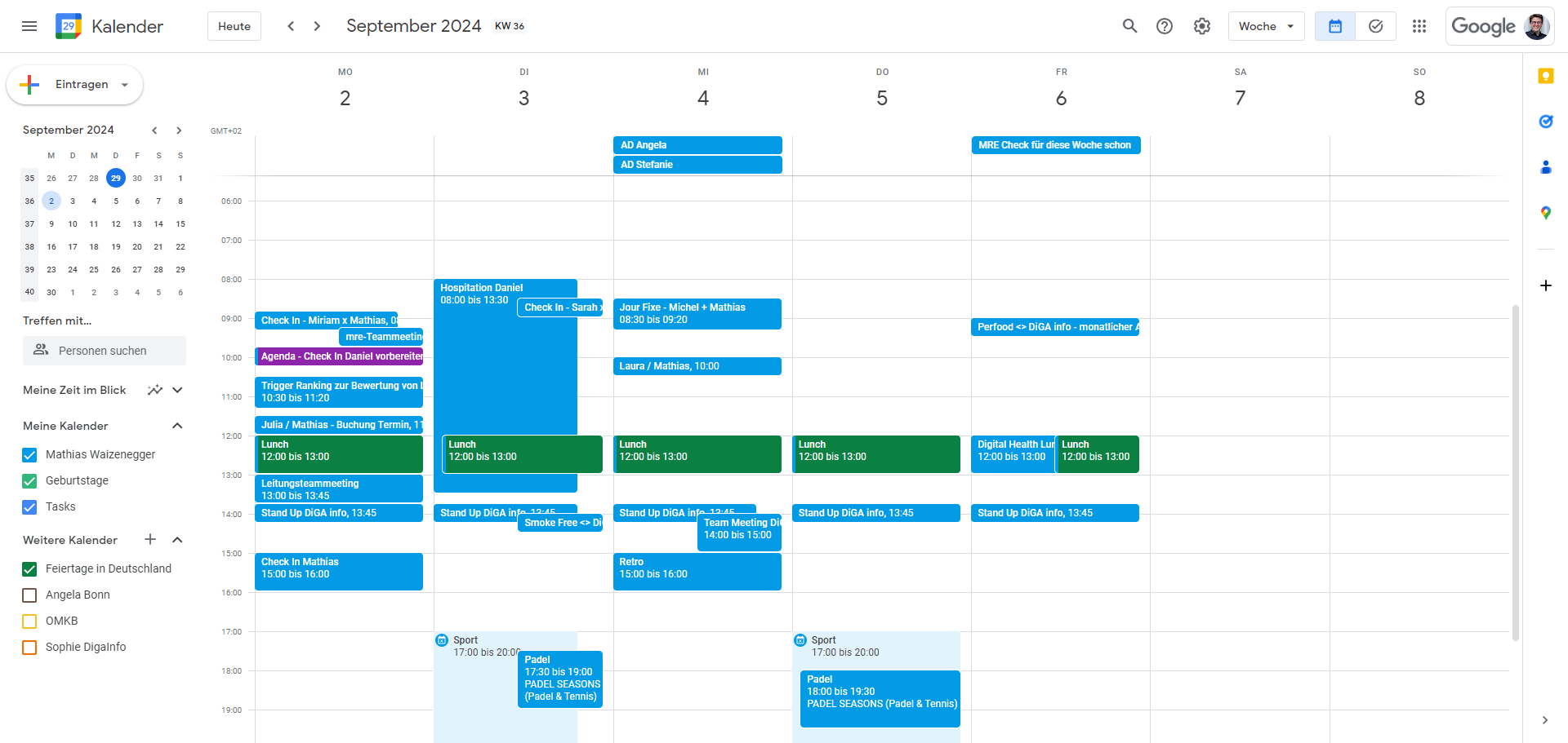 Step #1: Klickt im Kalender beim ersten Tag eures Urlaubs oben auf den Kalendertag