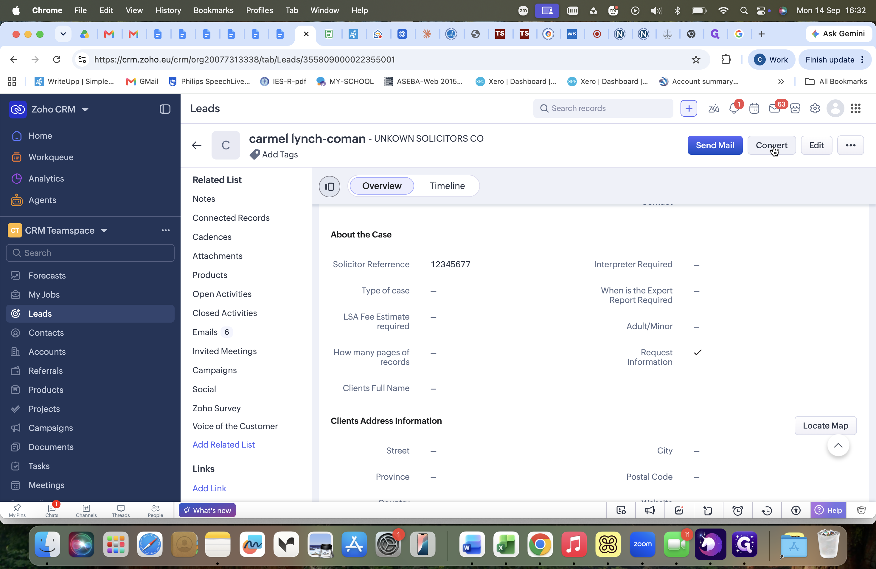 Step #16: Click Convert in the top action bar.
