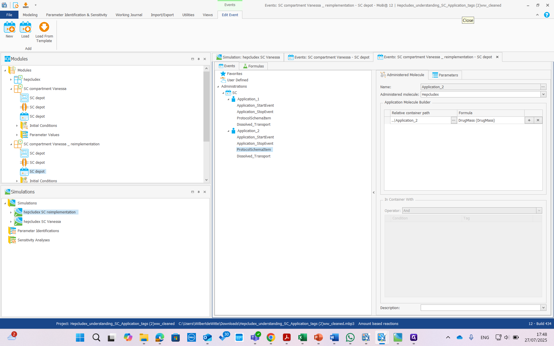 Step #19: Click on "ProtocolSchemaItem"
