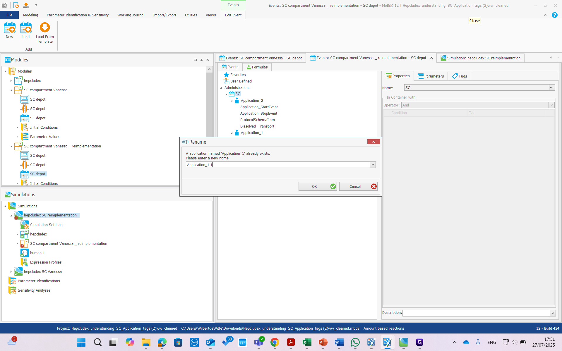 Step #55: Click on "Please enter a new name"