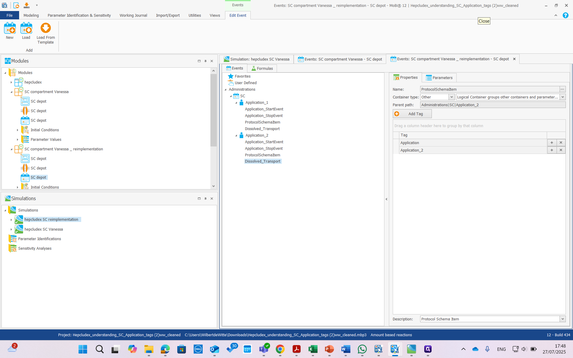 Step #20: Click on "Dissolved"
