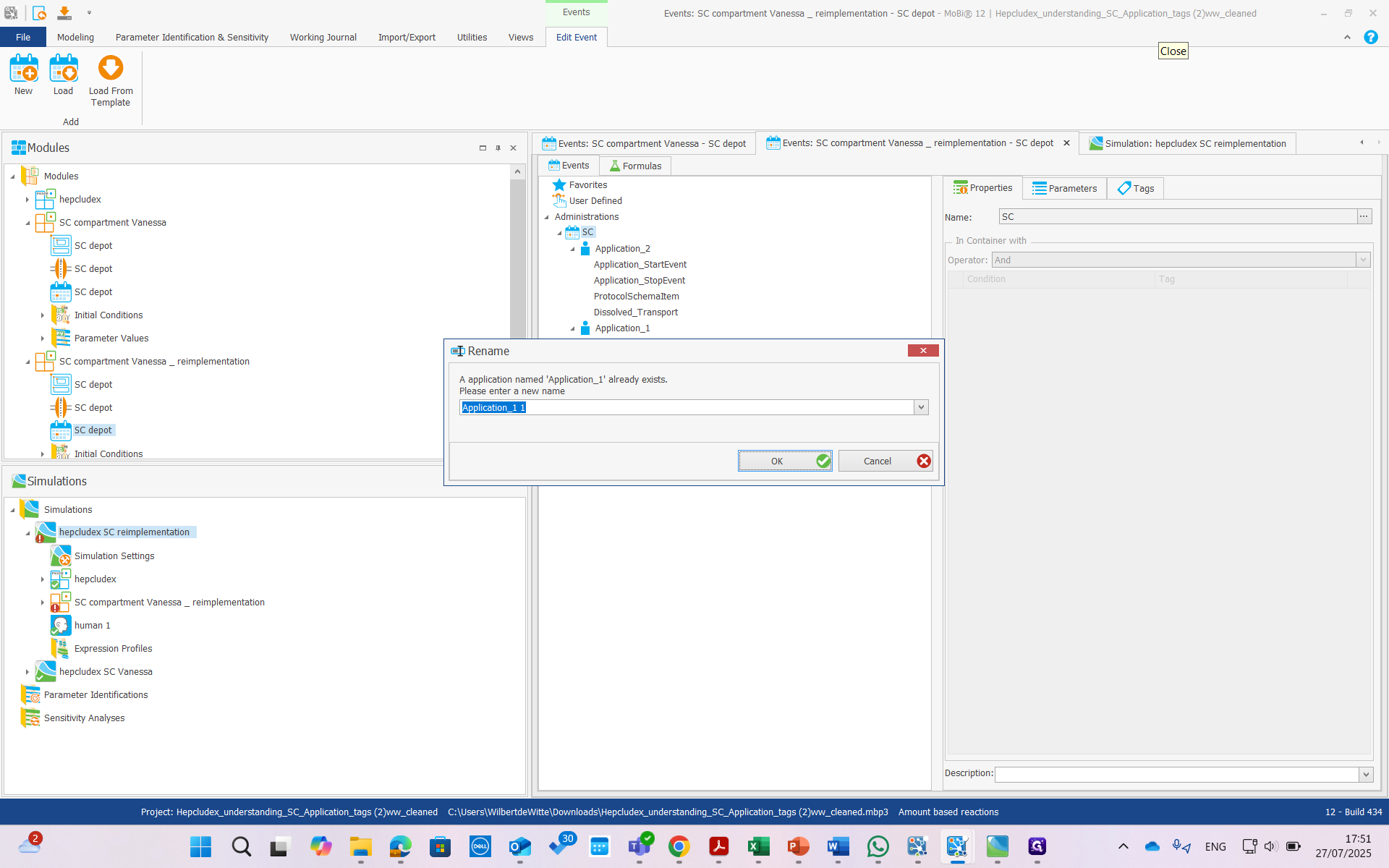 Step #54: Click on "Please enter a new name"