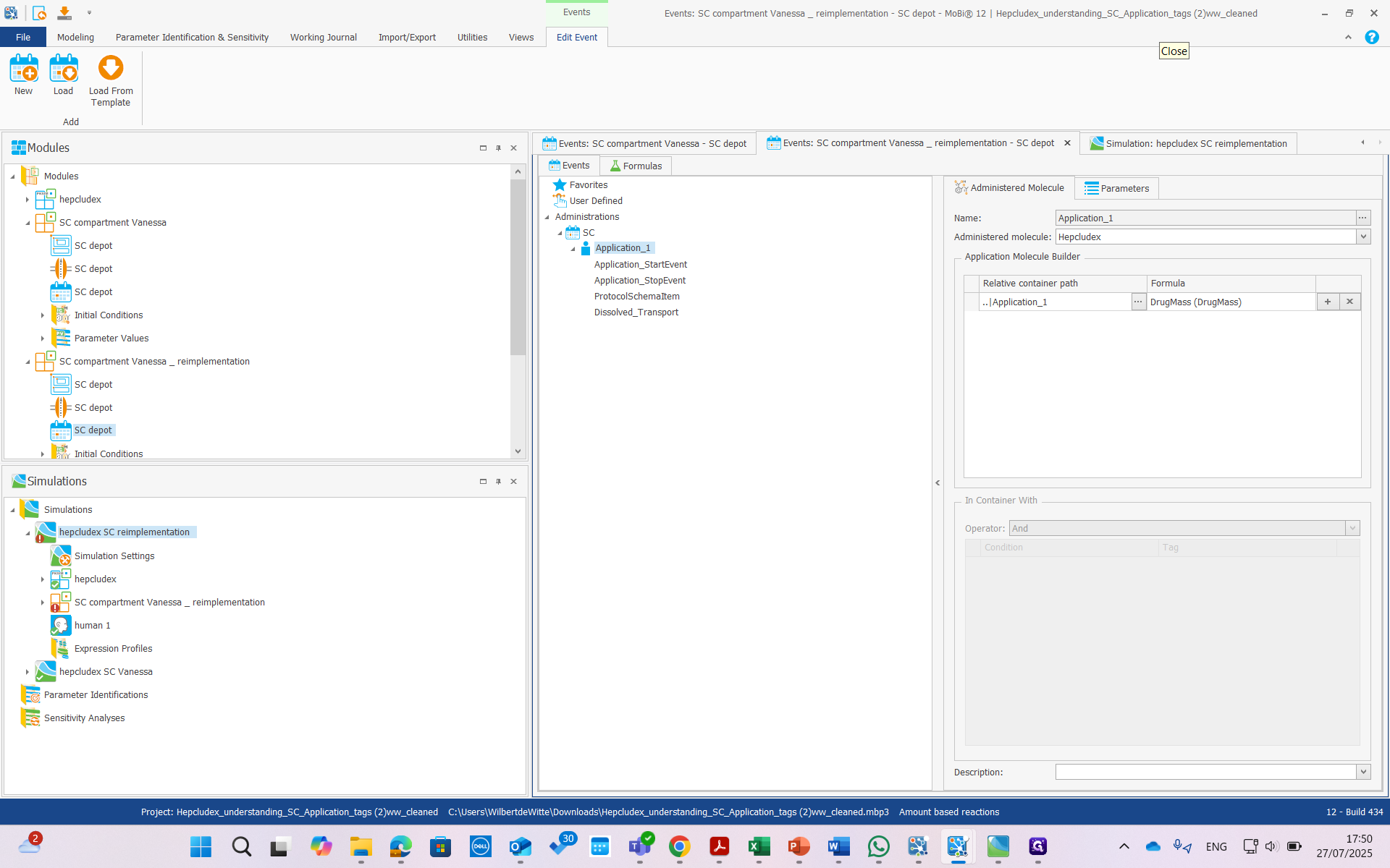Step #33: Right-click on "Application_1"