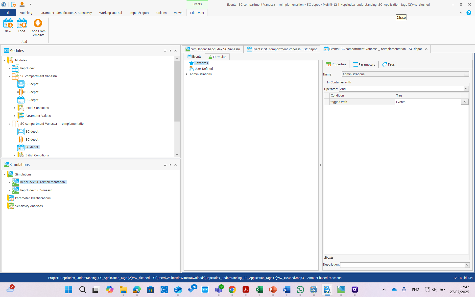 Step #14: Click on "▸ Administrations"