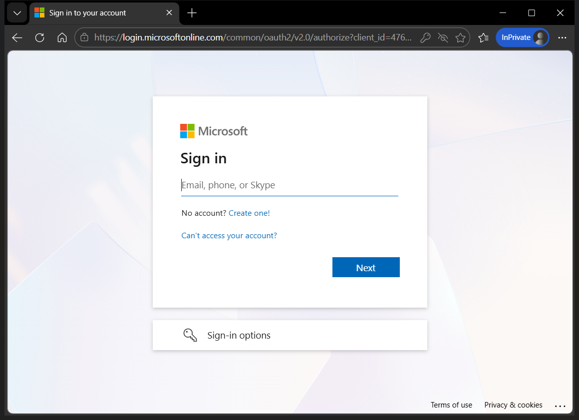 Step #1: Logon to your account at https://portal.office.com with your account and password