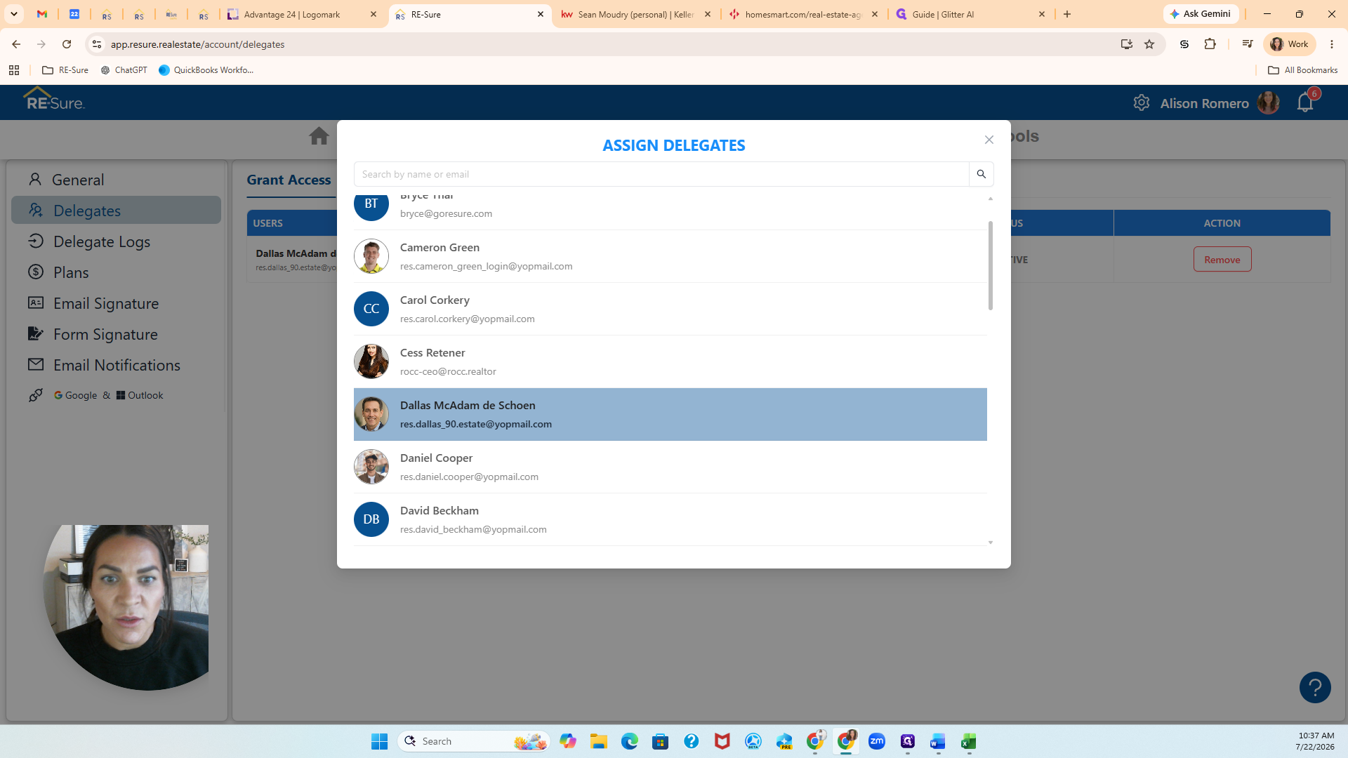 Step #11: Select the user you want to grant full access to.
