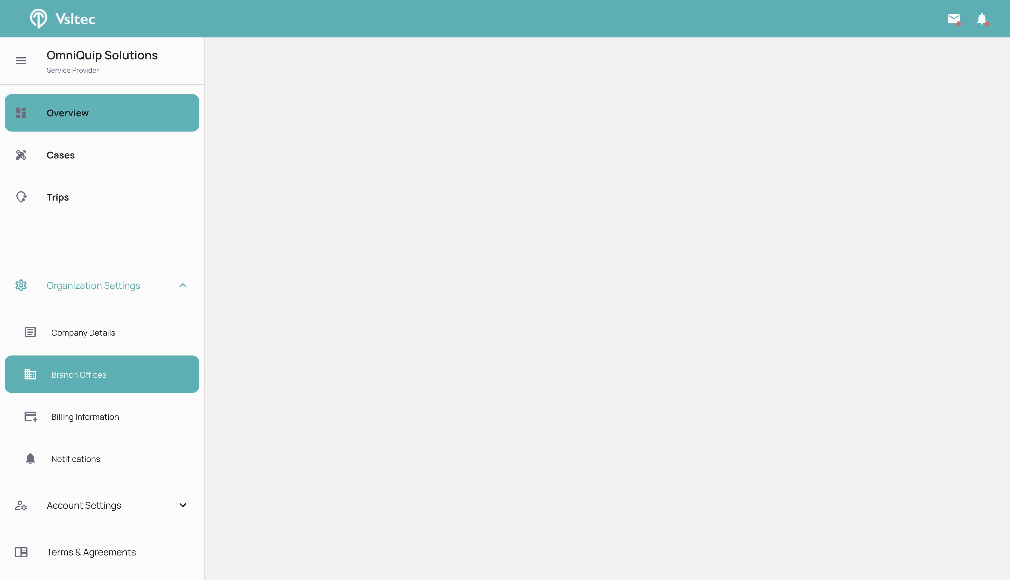 Step #2: Select "Branch Offices"
