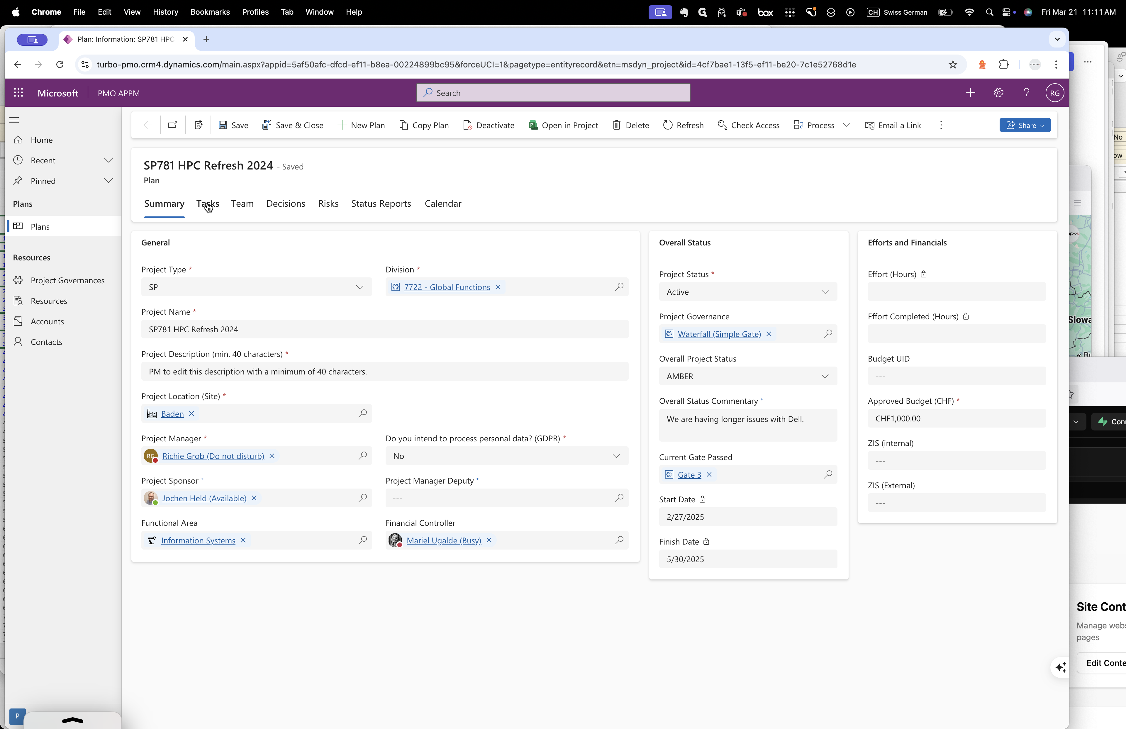 Step #20: Click on "Tasks"