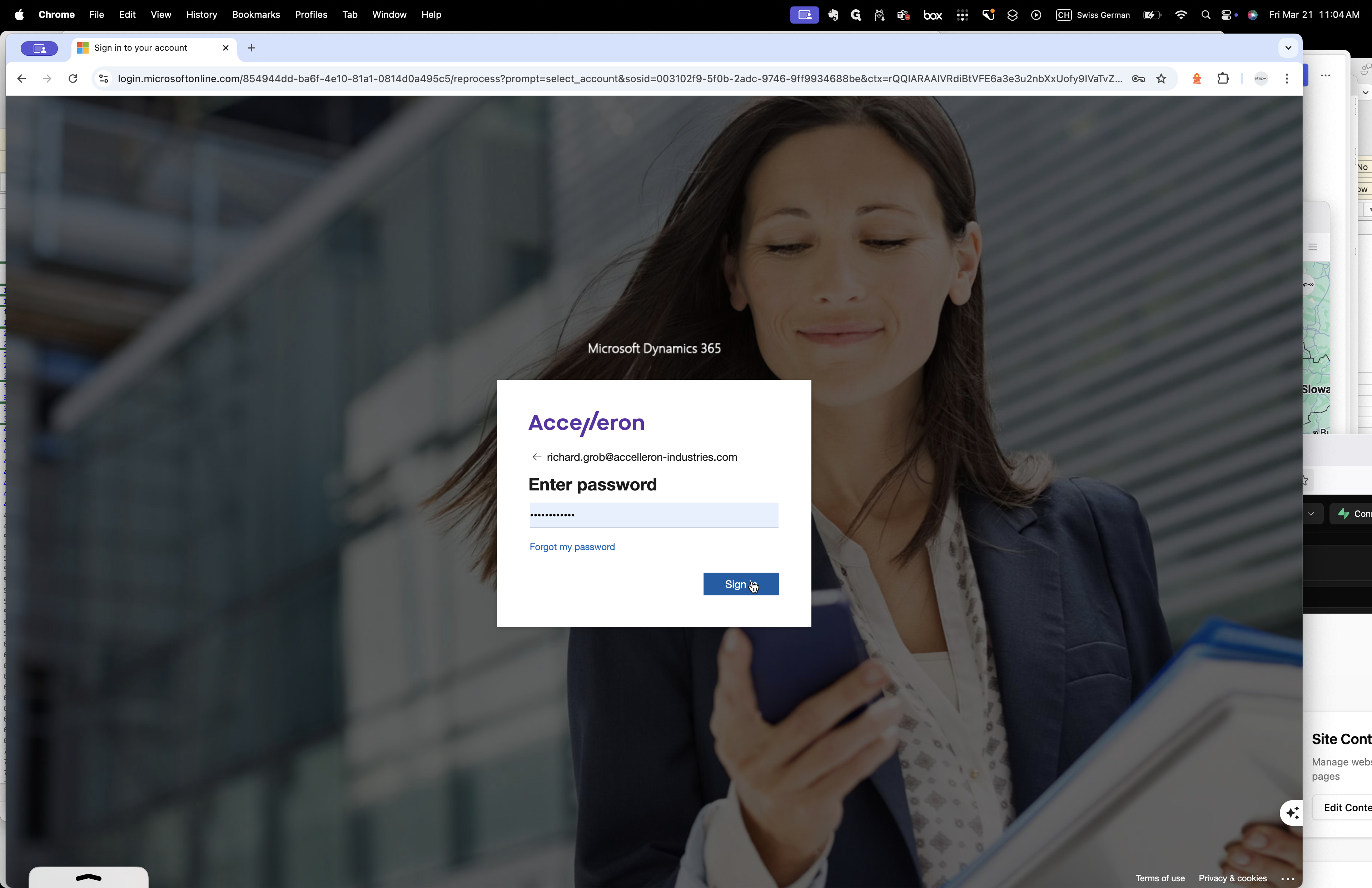 Step #2: Click on "Sign"