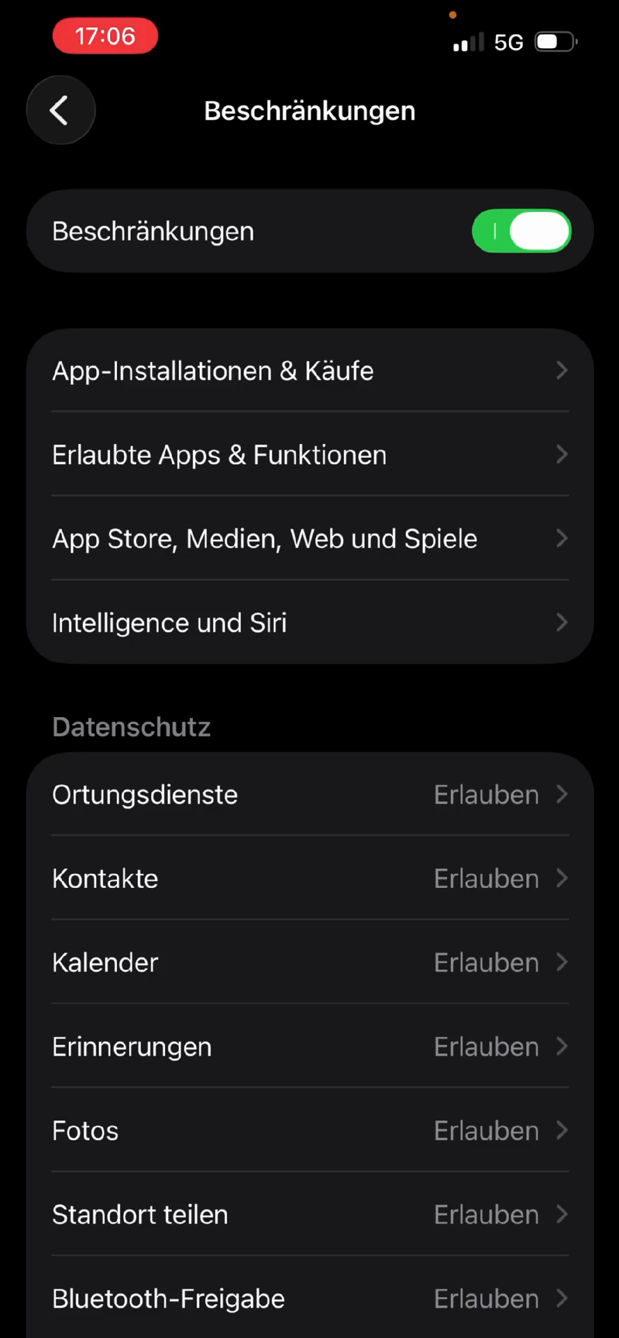 Step #6: Tippe im oberen Bereich auf App-Installationen & Käufe.