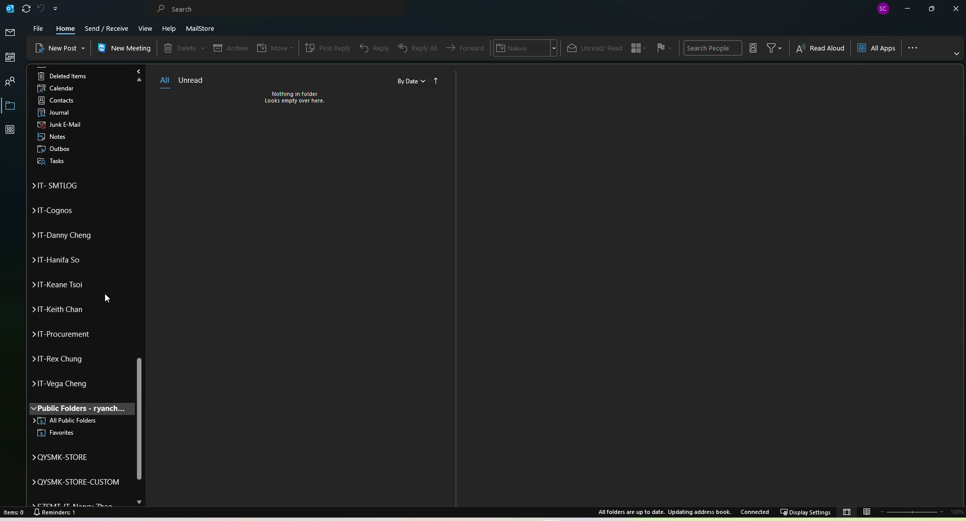 Step #3: Expand the directory by clicking All Public Folders.