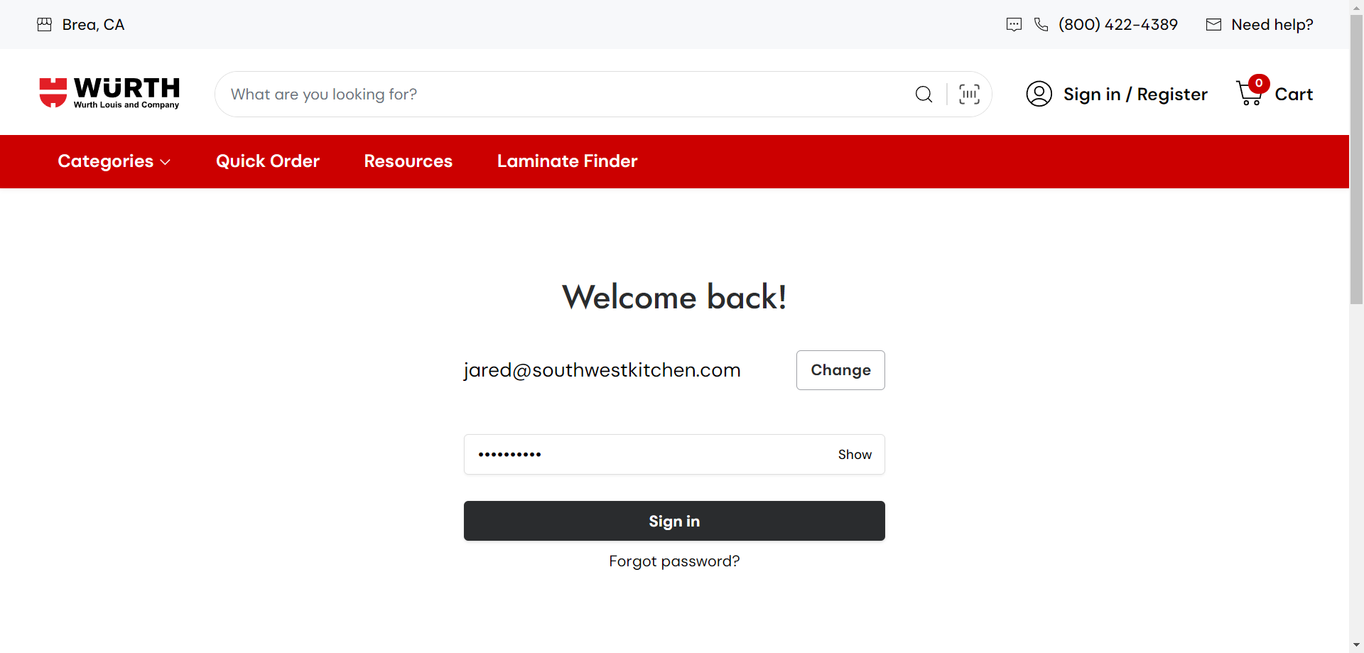Step #2: Enter your credentials