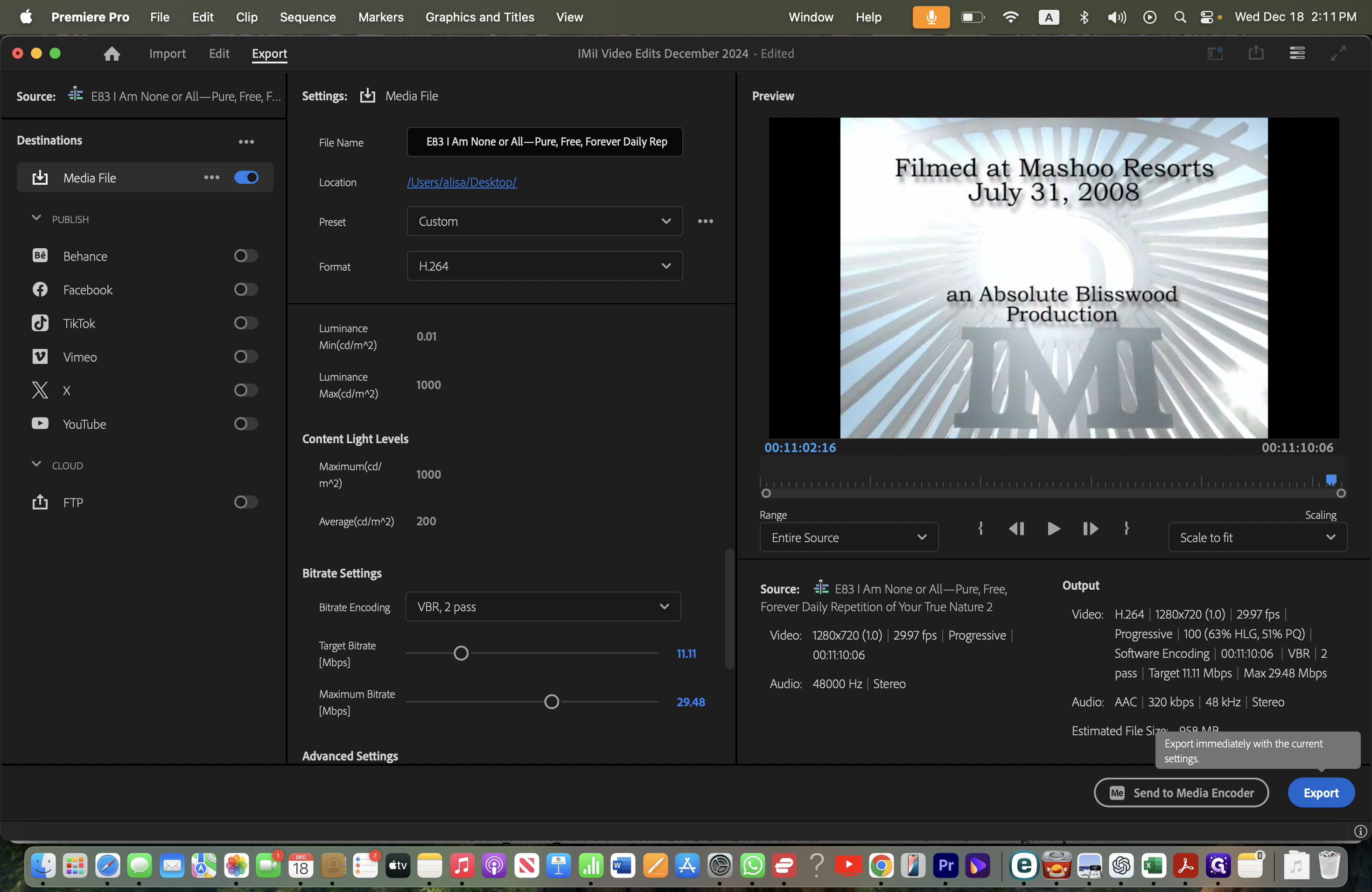 Step #20: Click on "Export"