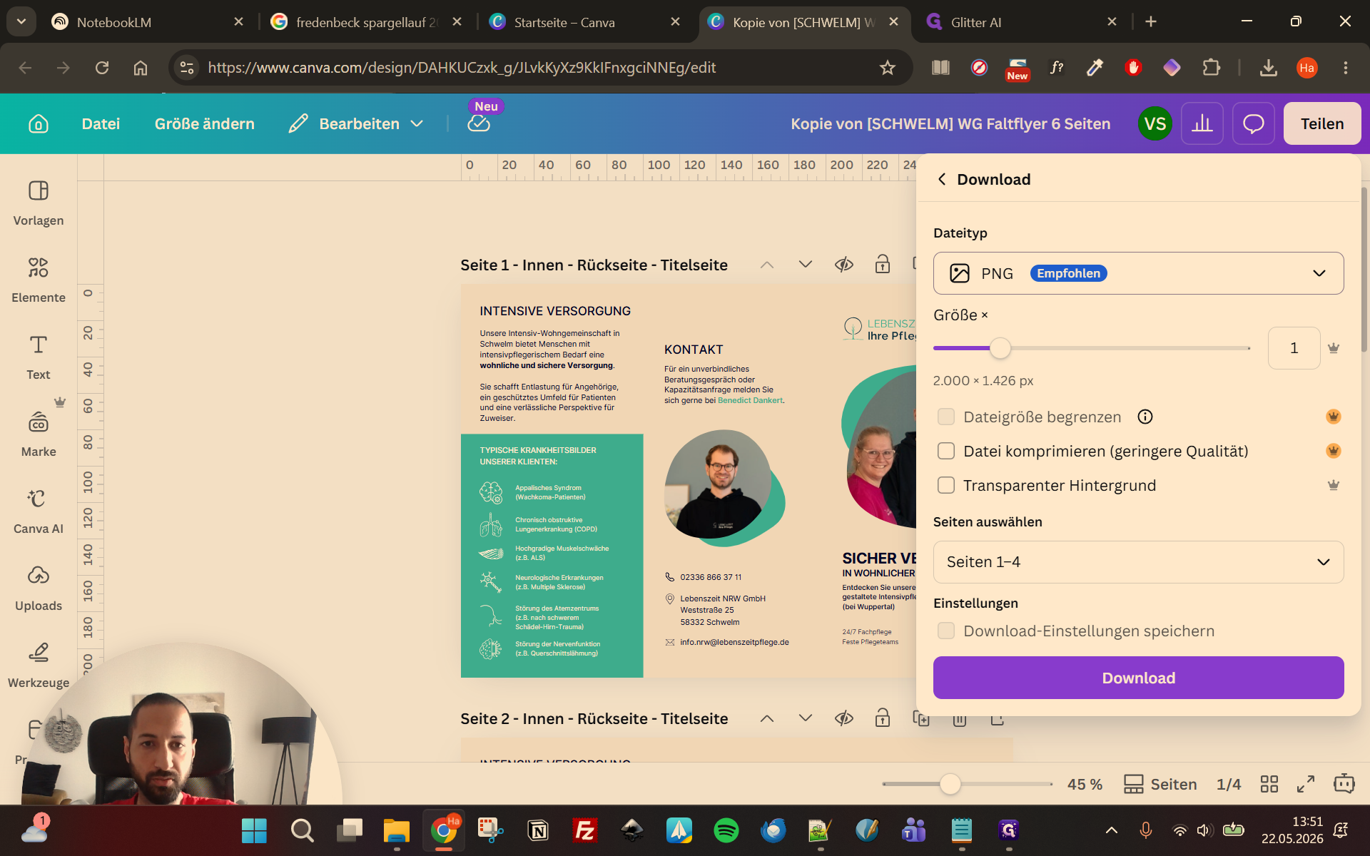 Step #3: Klicken Sie auf das Dropdown-Menü für den Dateityp (oft automatisch als "Empfohlen" markiert).