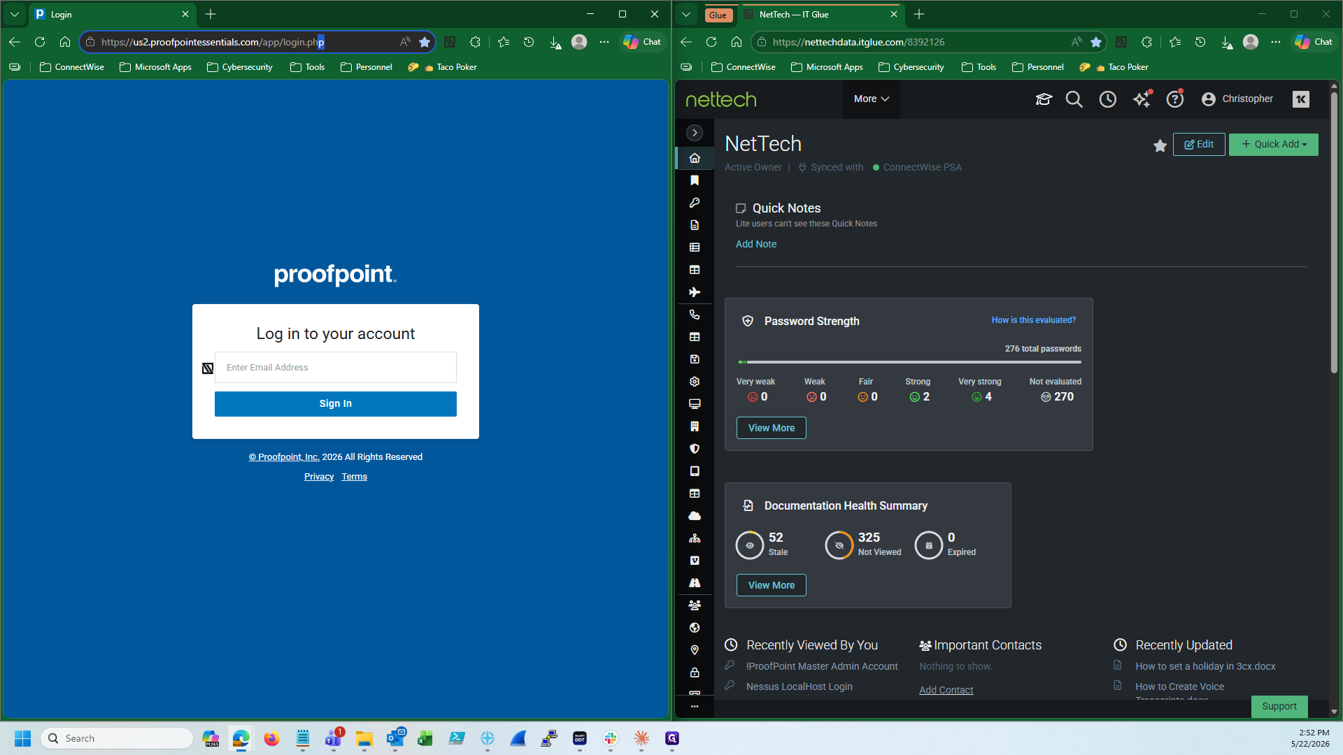 Step #1: Navigate to the Proofpoint Essentials login page.