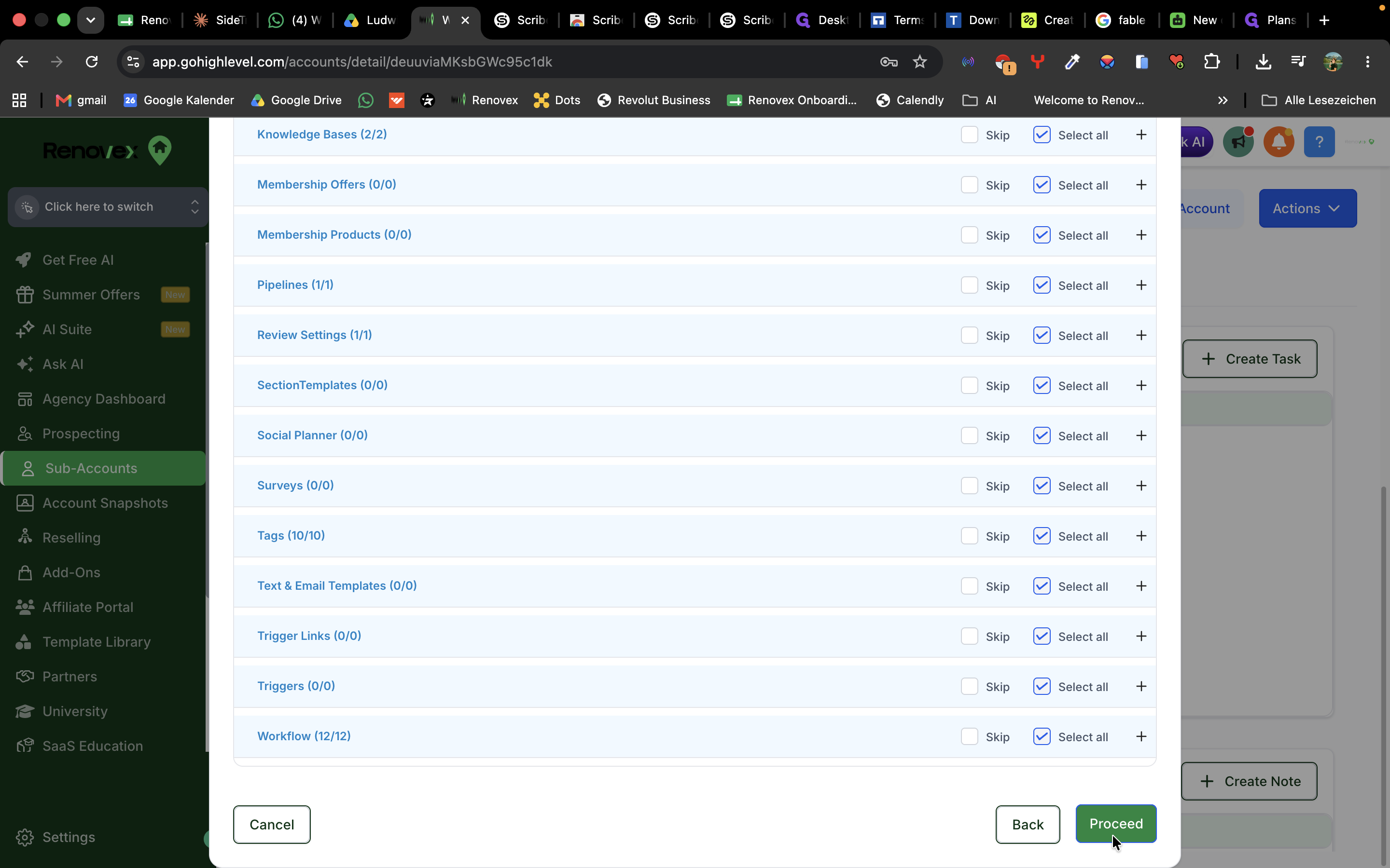 Step #11: Click Proceed.