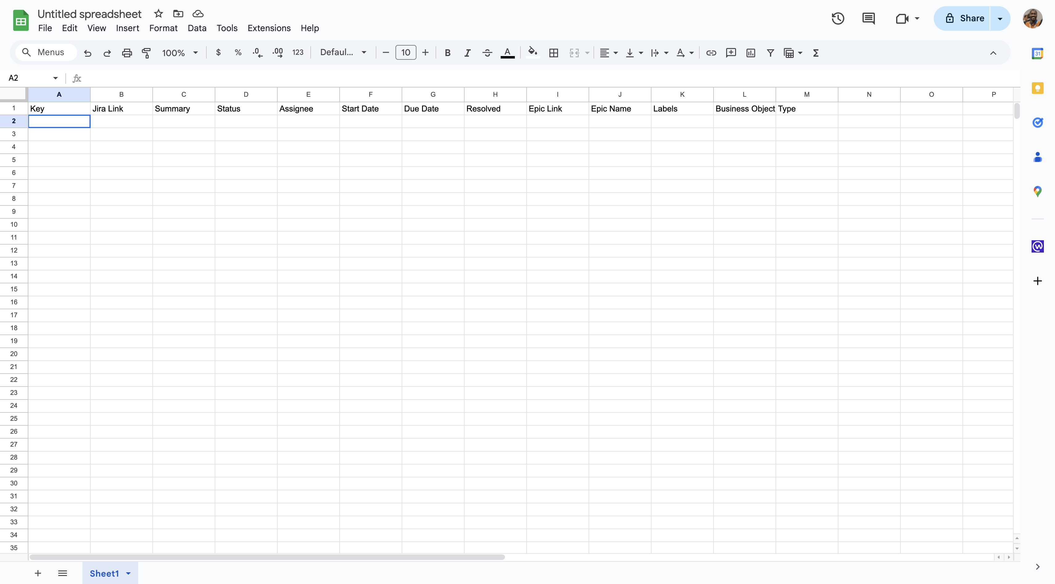 Step #15: The script will run and import data from Jira