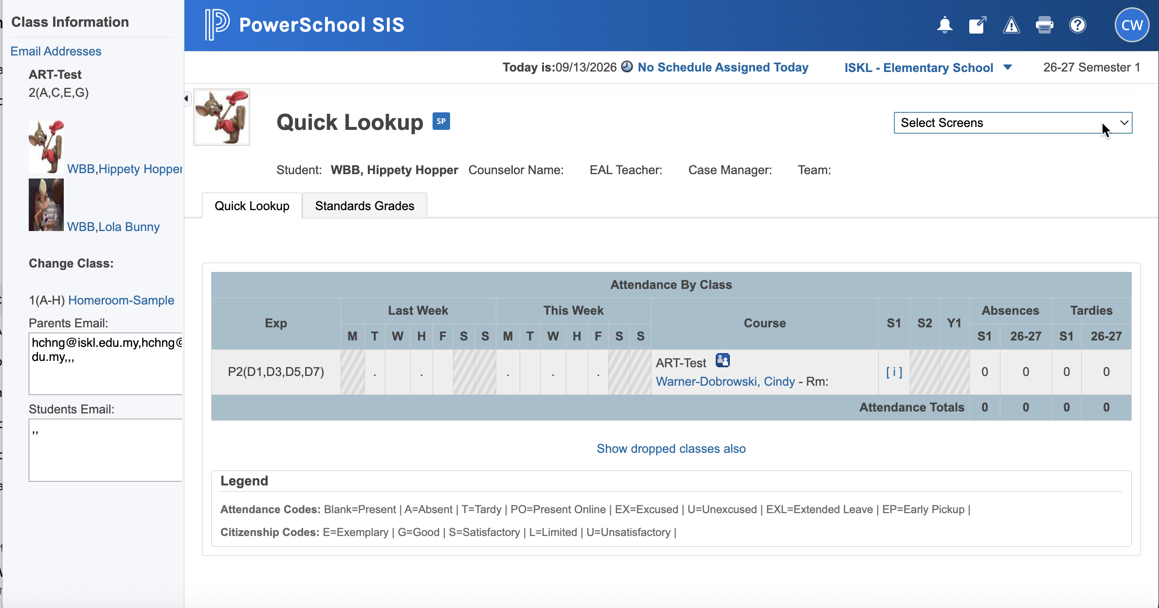 Step #3: Click the Select Screens dropdown menu.