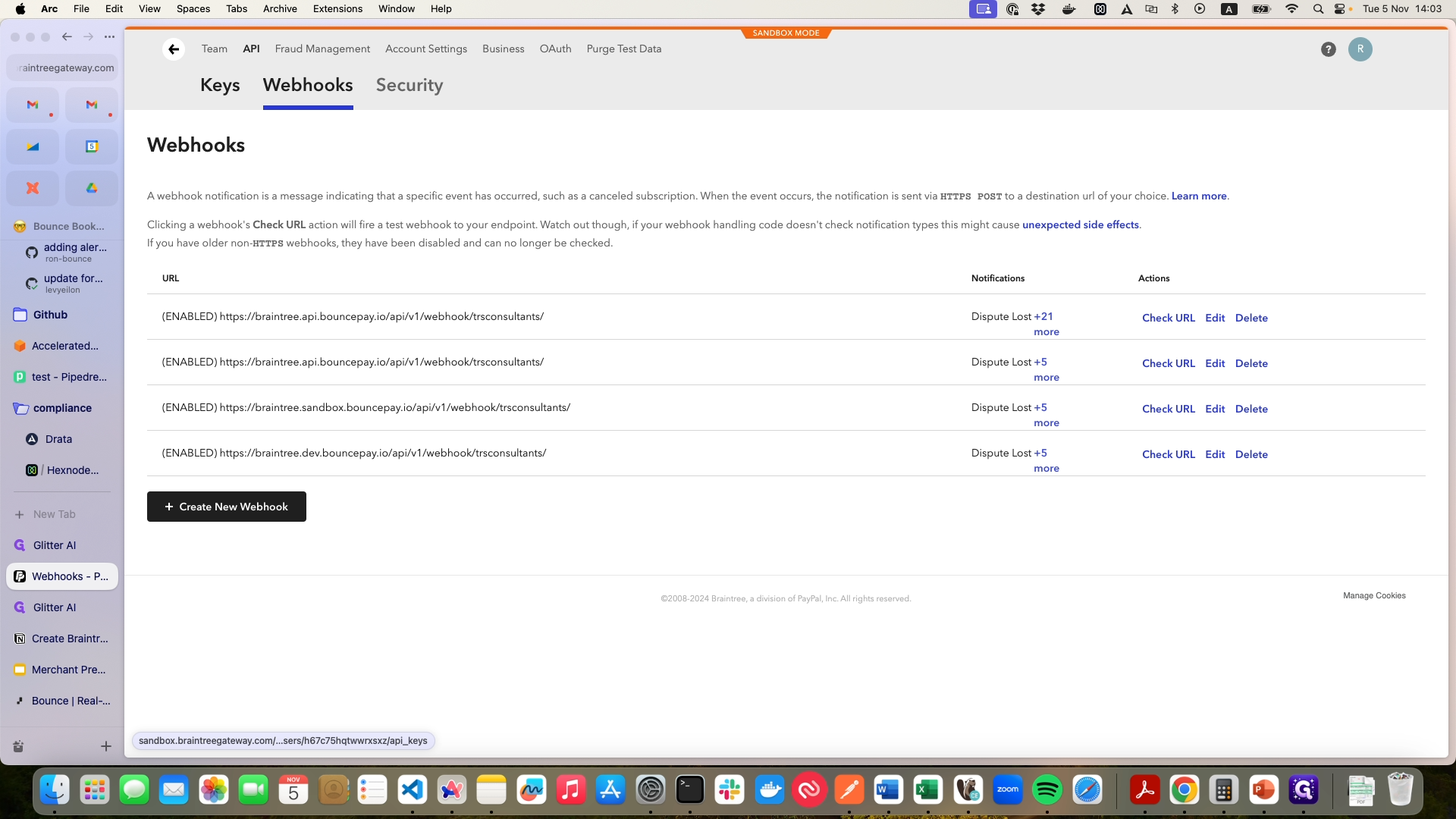 Step #12: Click on "Keys"