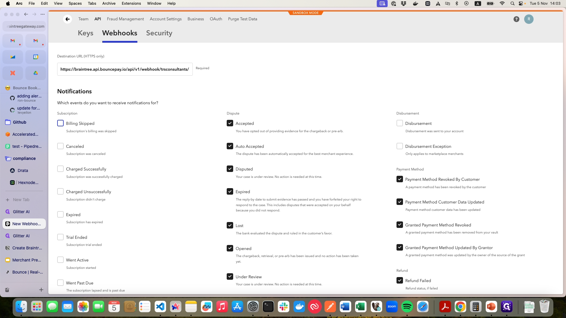 Step #10: If you have subscriptions enabled, it will mark all the subscription events as well.