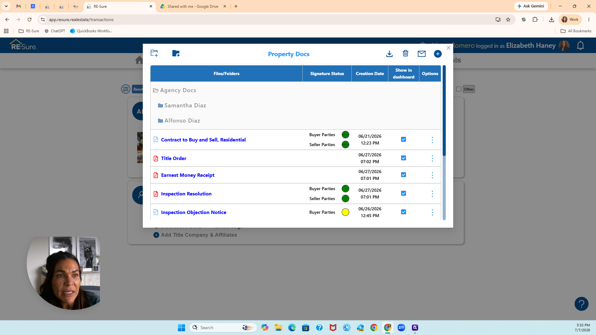 Step #2: Click the + (blue plus button) at the top of the modal window to add a new document.