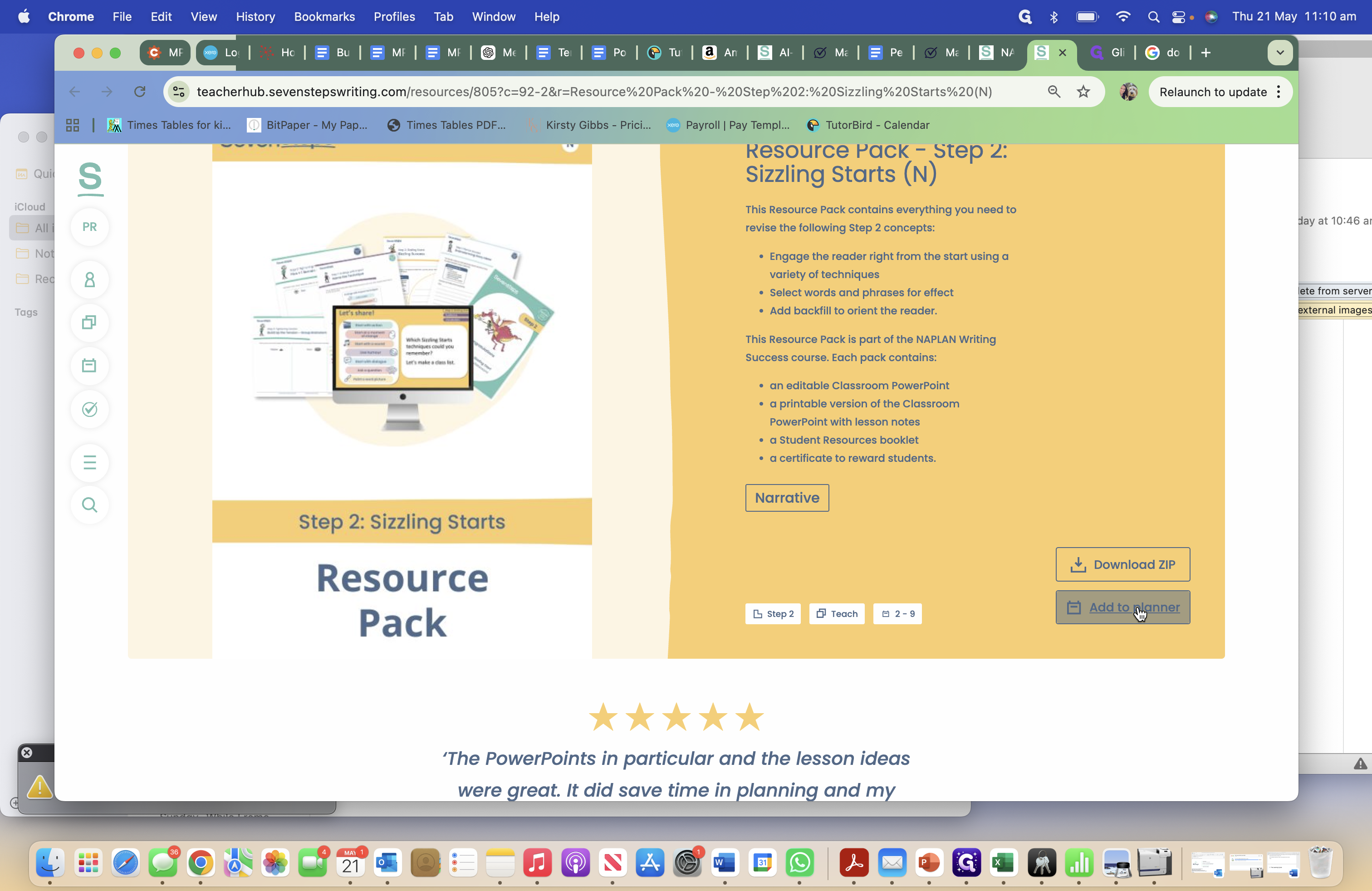 Step #15: Click Add to planner to include this resource in your upcoming curriculum.