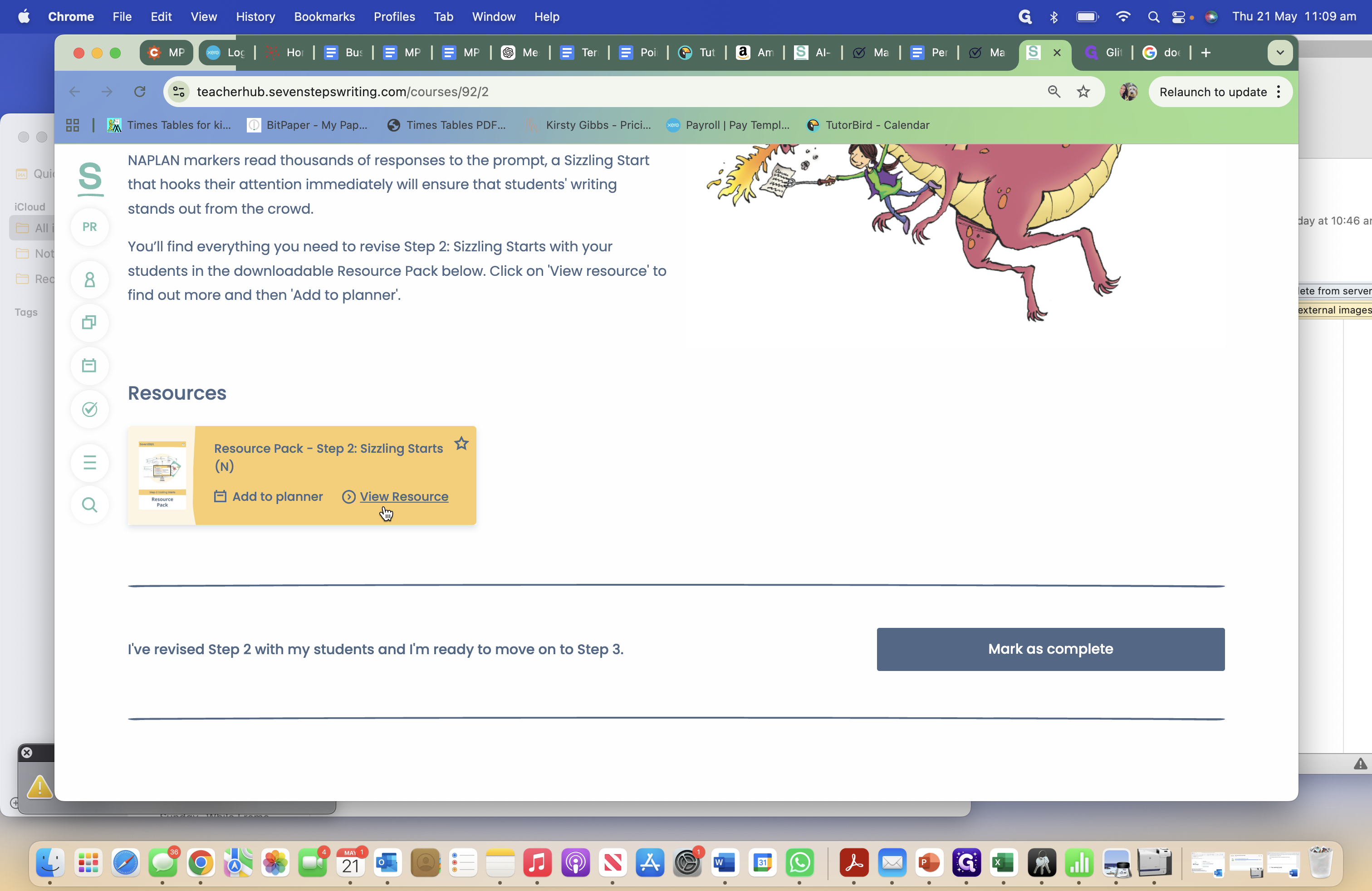 Step #14: Click View Resource to preview the lesson pack.