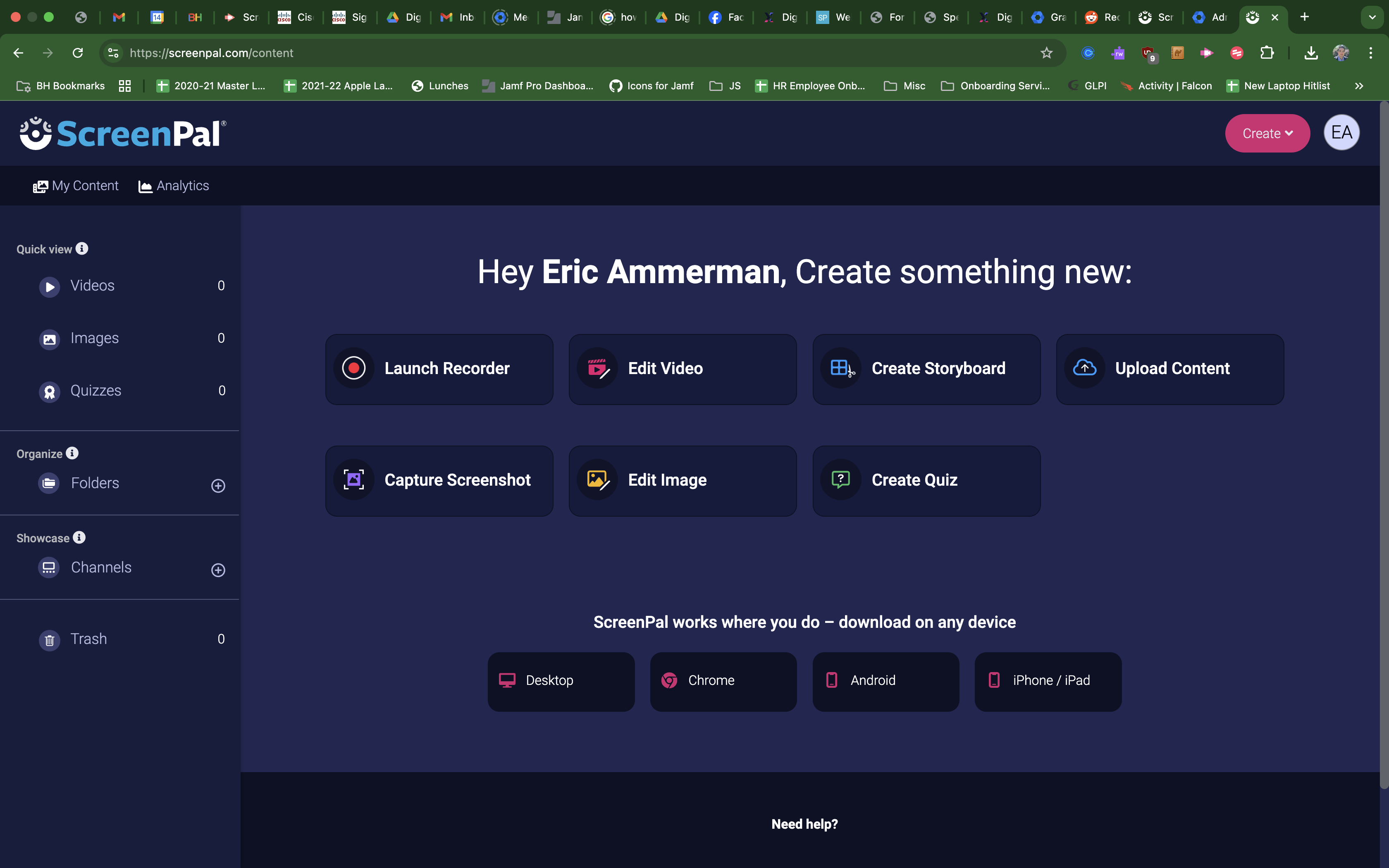 Step #5: Click "Desktop"