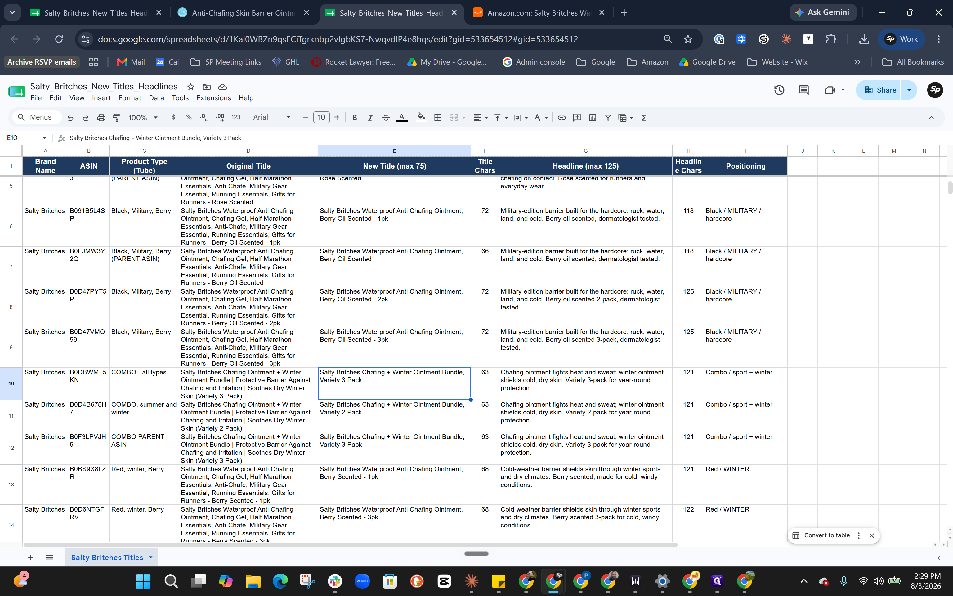 Step #8: Double-check bundle products to ensure the title correctly reflects the included items, such as the Variety 3 Pack.