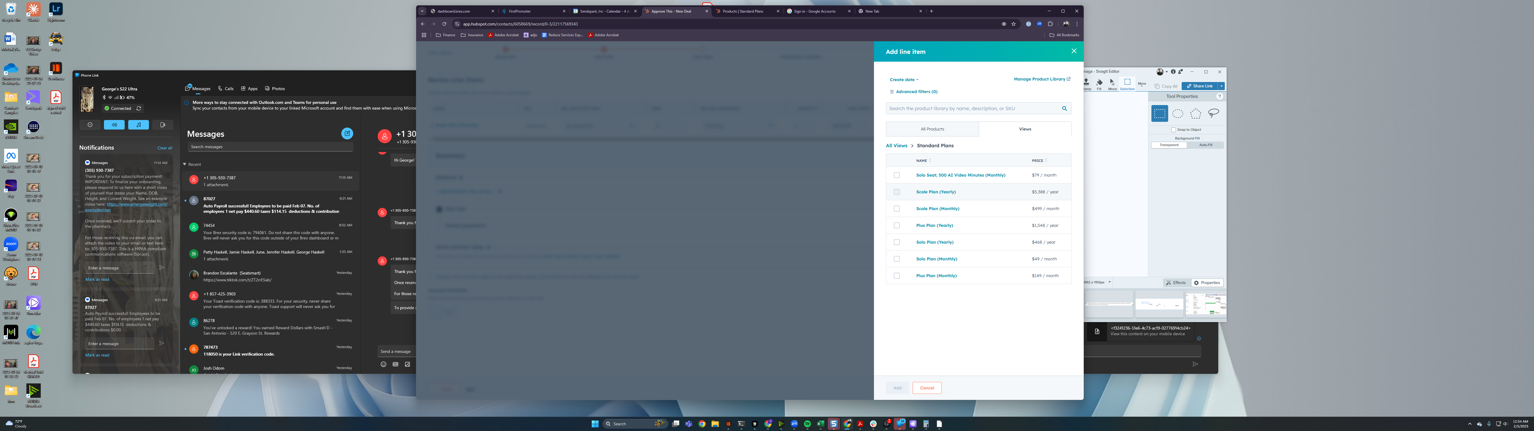 Step #8: Select a SKU from the "Standard Quote" view.