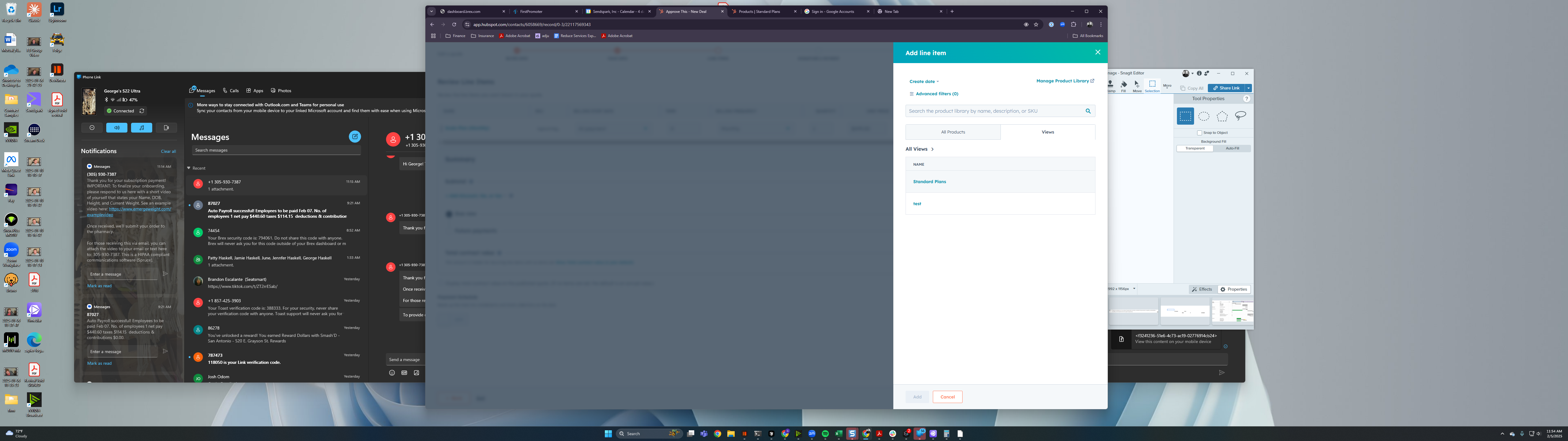 Step #7: Click on "Standard Plans"