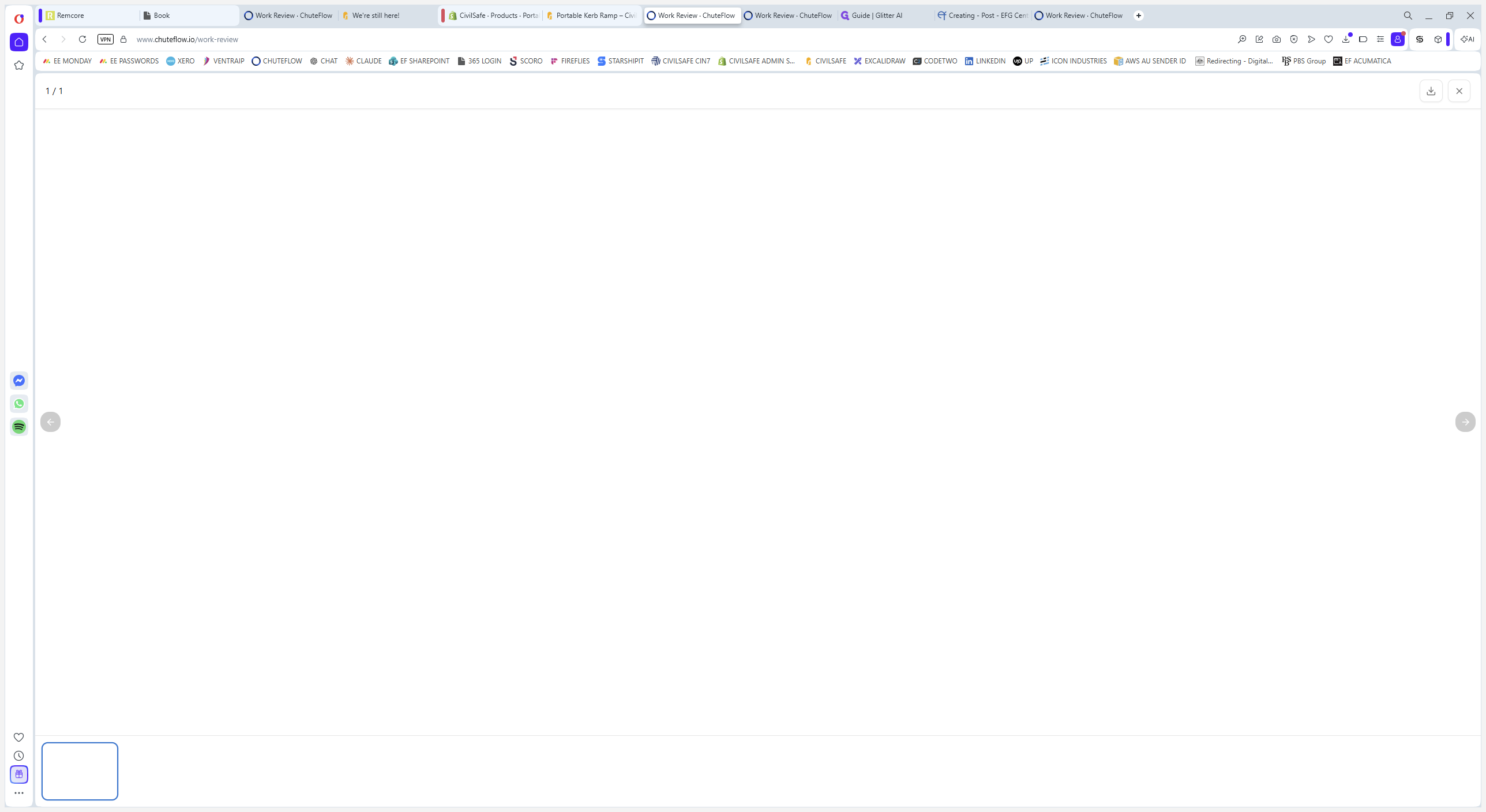 Step #7: Click on the provided photo thumbnail to visually verify the installed work.