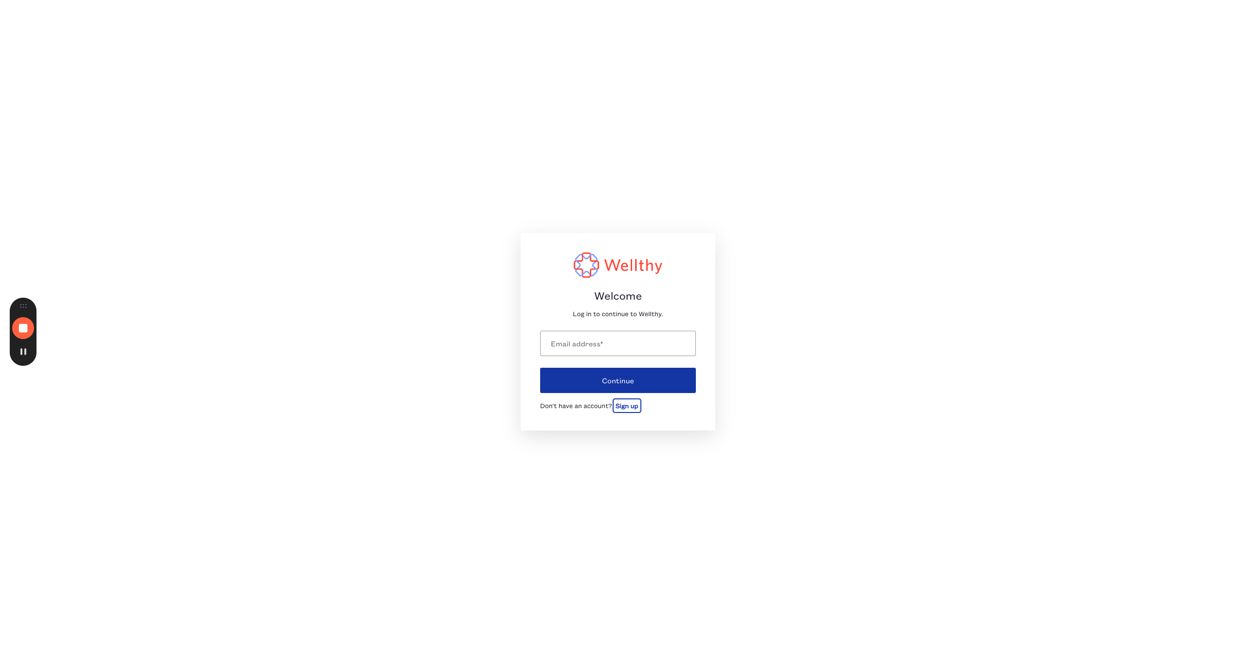 Step #19: Click "Don't have an account ? Sign up"