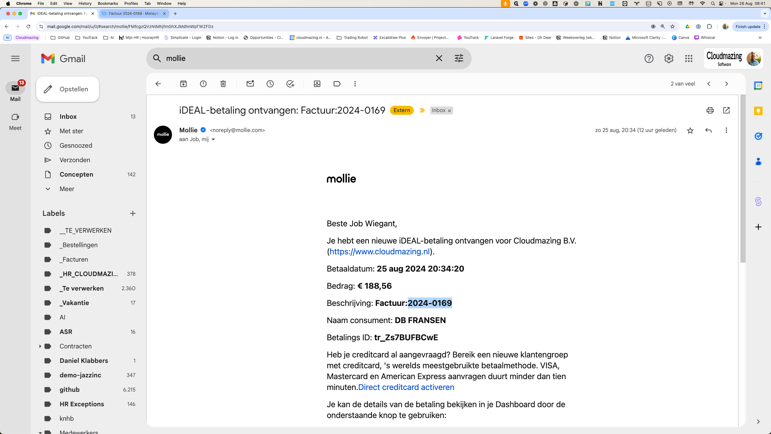Step #4: Ga naar de MoneyBird website