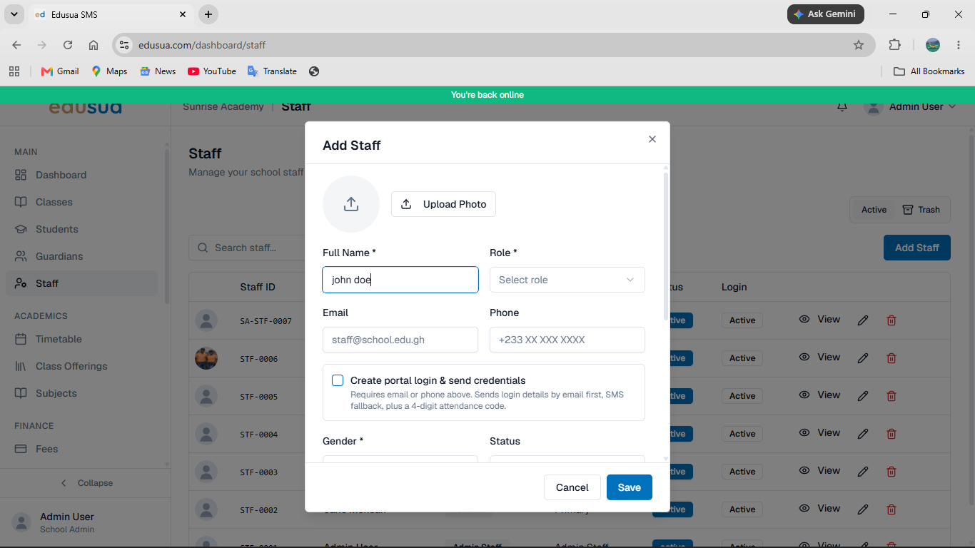 Step #3: Click Select role.