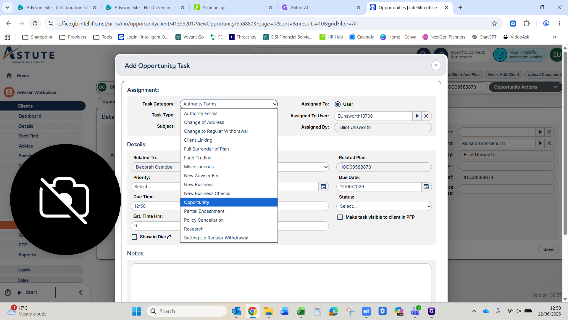 Step #23: Select Opportunity to auto-generate the workflow checklist.