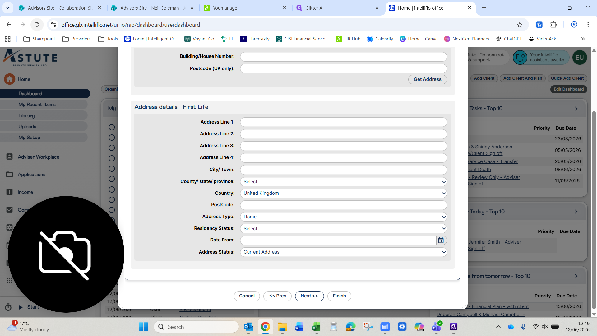 Step #8: Click Next after confirming the address details.