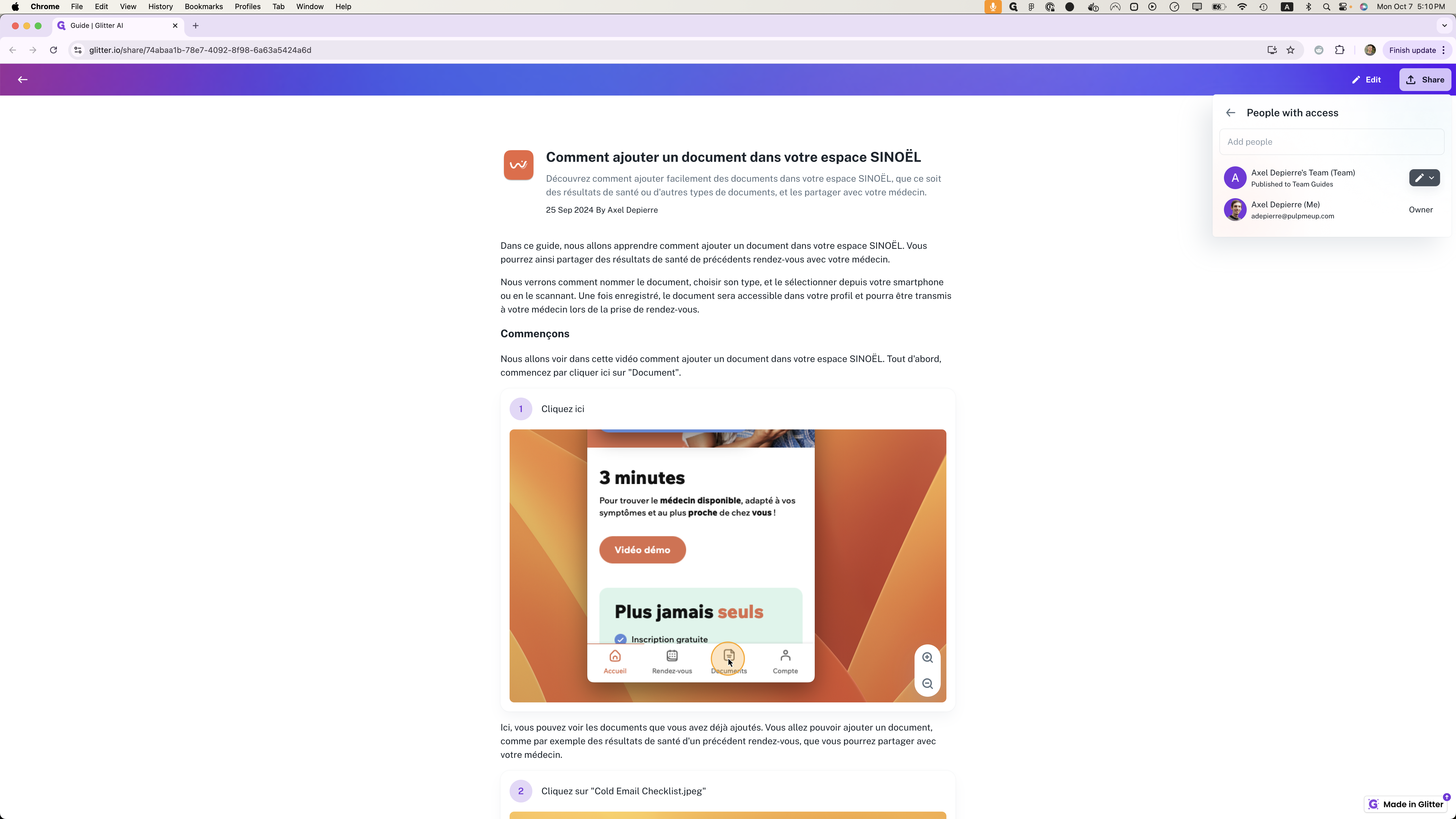Step #6: Click here